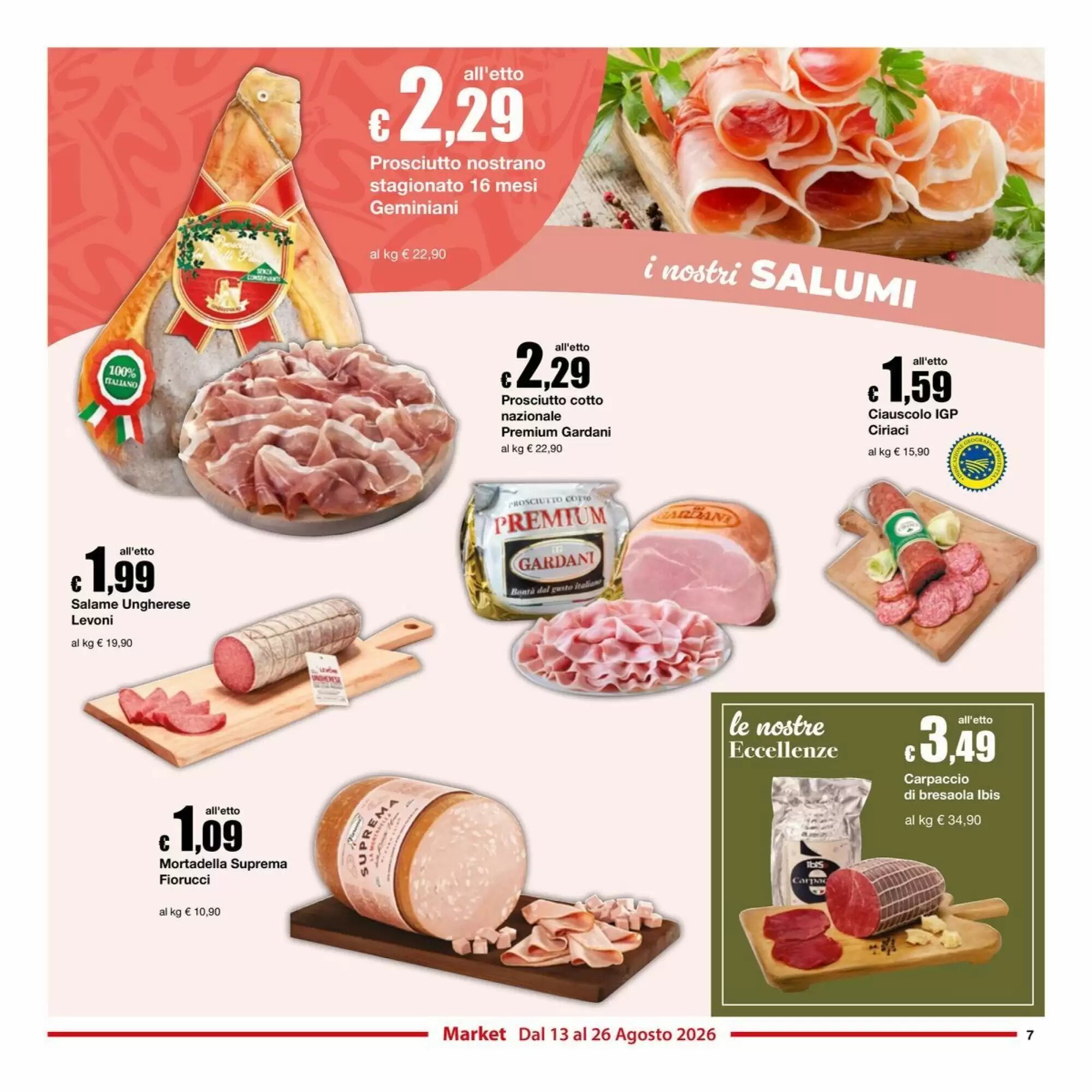 Volantino promozionale Sì con te  valide dal 13/08/2026 - Pagina 7.
