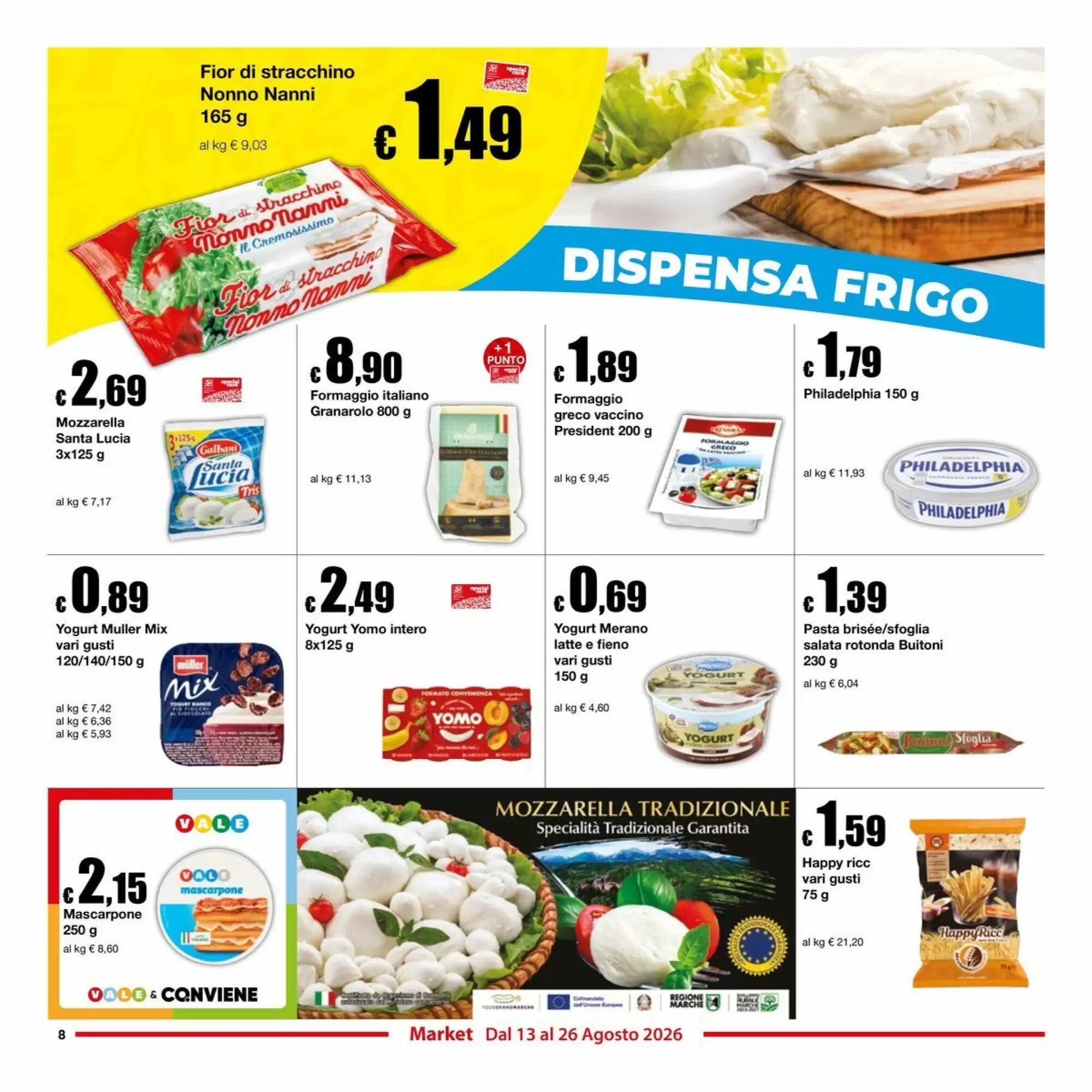 Volantino promozionale Sì con te  valide dal 13/08/2026 - Pagina 8.