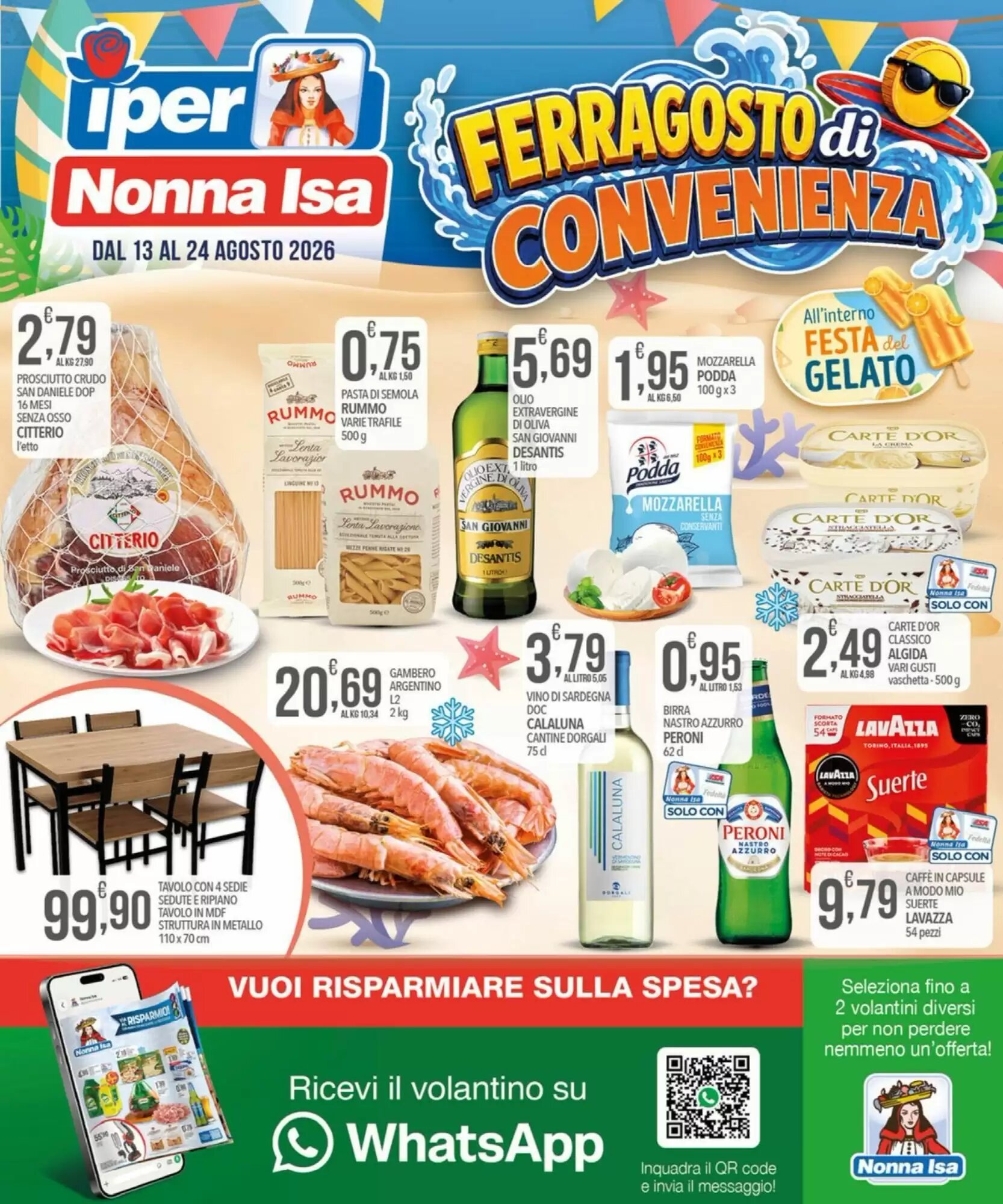 Volantino promozionale Iper Nonna Isa  valide dal 13/08/2026 - Pagina 1.