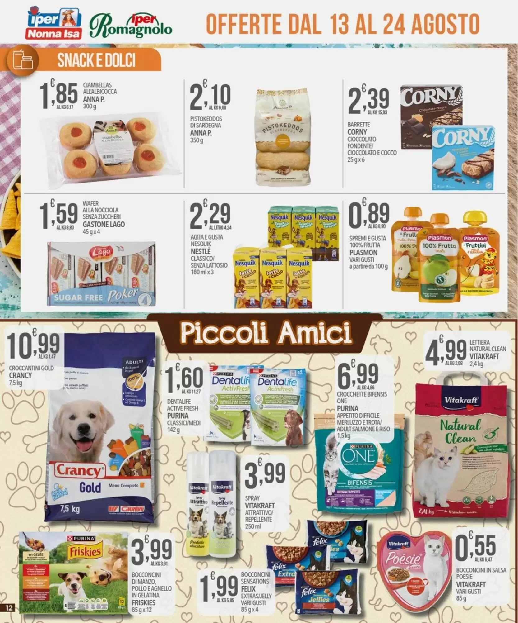 Volantino promozionale Iper Nonna Isa  valide dal 13/08/2026 - Pagina 12.