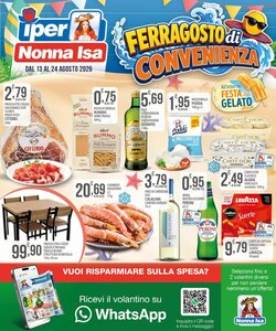 Volantino promozionale Iper Nonna Isa  valide dal 13/08/2026