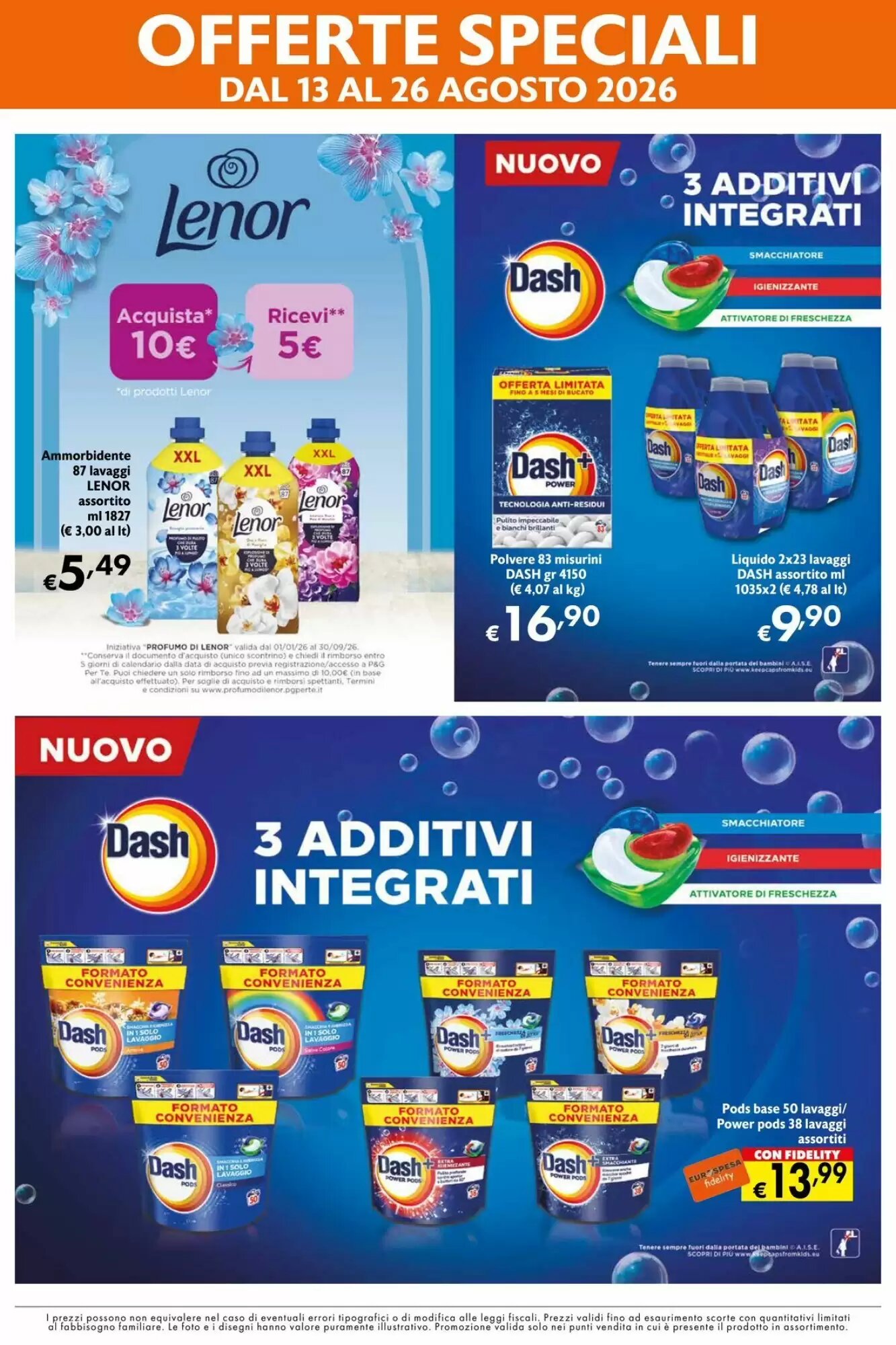 Volantino promozionale Eurospesa  valide dal 13/08/2026 - Pagina 18.