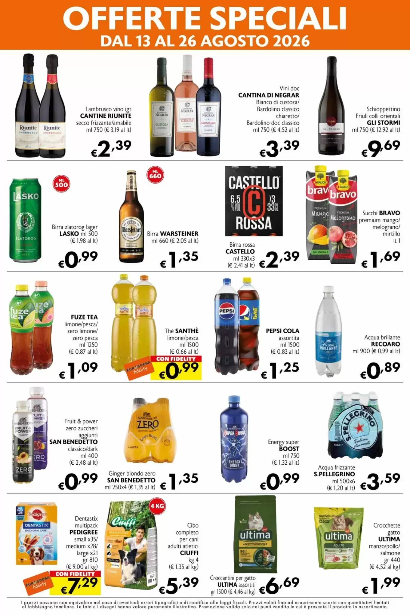 Volantino promozionale Eurospesa  valide dal 13/08/2026 - Pagina 6.