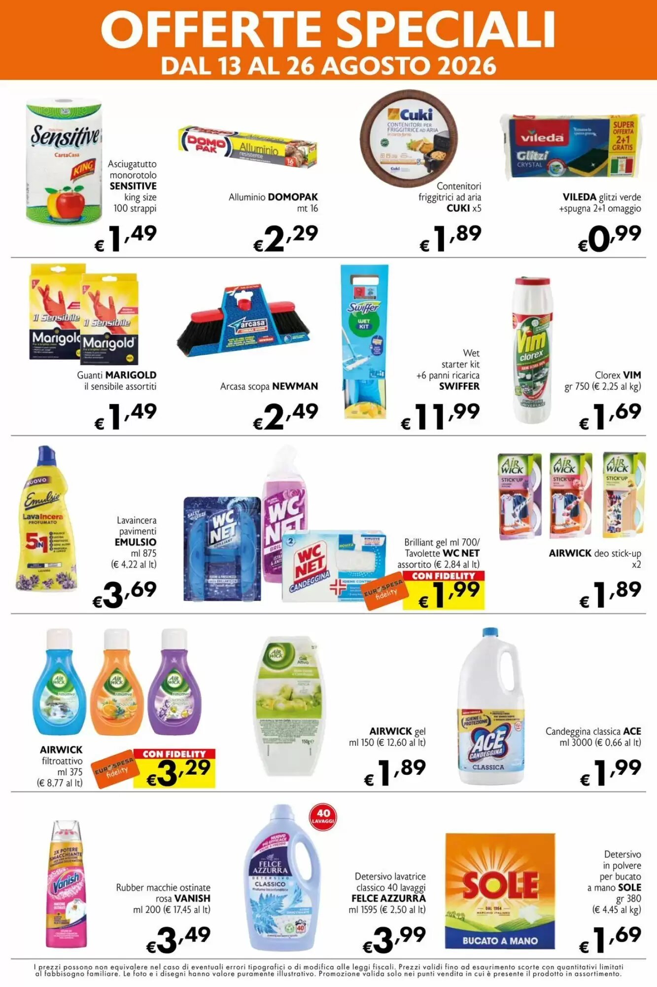 Volantino promozionale Eurospesa  valide dal 13/08/2026 - Pagina 8.