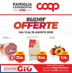 Volantino promozionale Coop  valide dal 13/08/2026