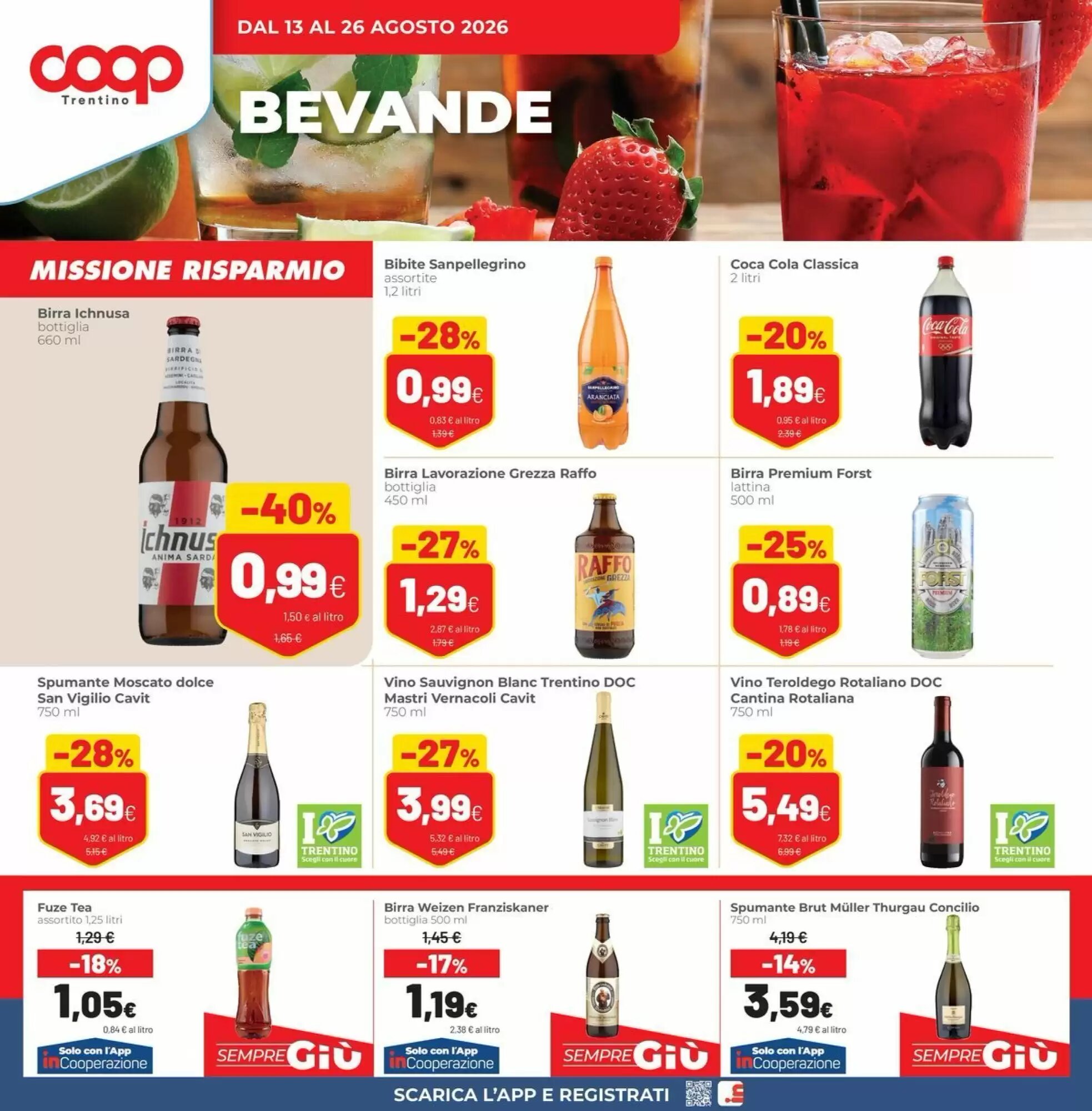Volantino promozionale Coop Trentino  valide dal 13/08/2026 - Pagina 12.