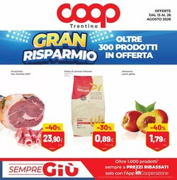 Volantino promozionale Coop Trentino  valide dal 13/08/2026