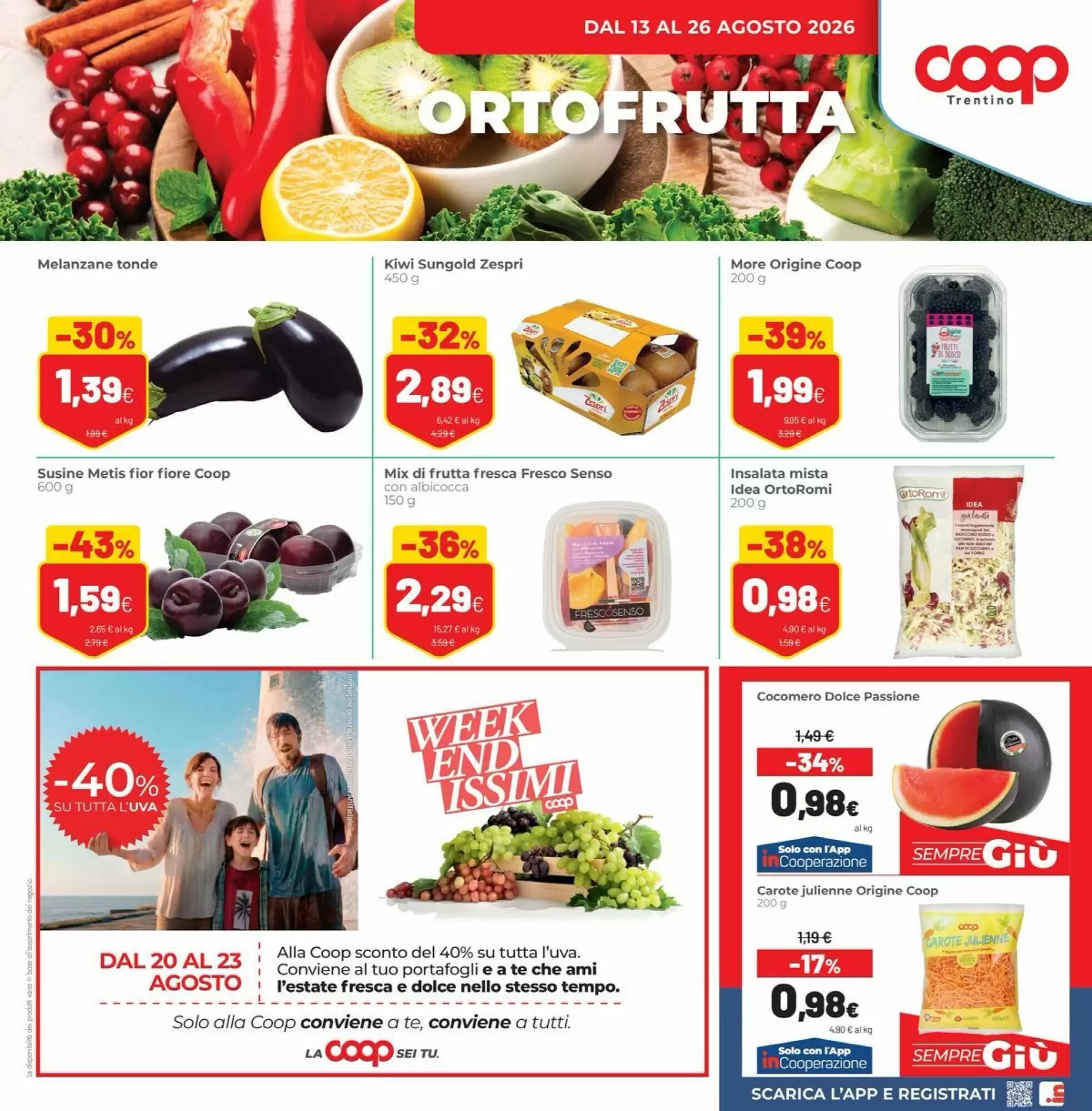 Volantino promozionale Coop Trentino  valide dal 13/08/2026 - Pagina 3.