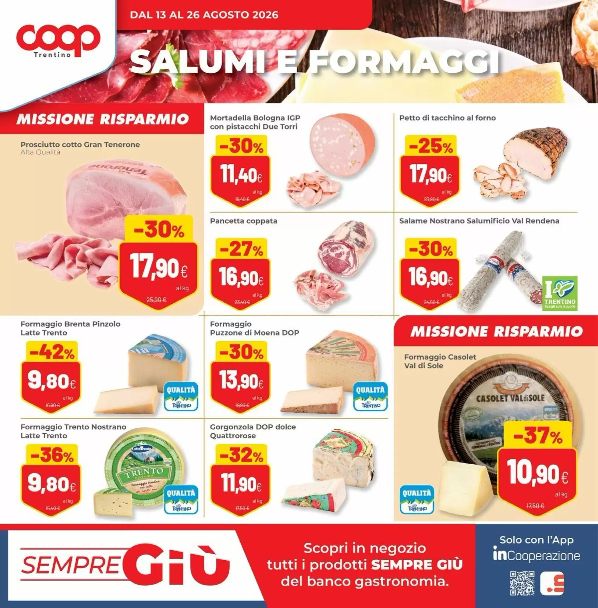 Volantino promozionale Coop Trentino  valide dal 13/08/2026 - Pagina 6.