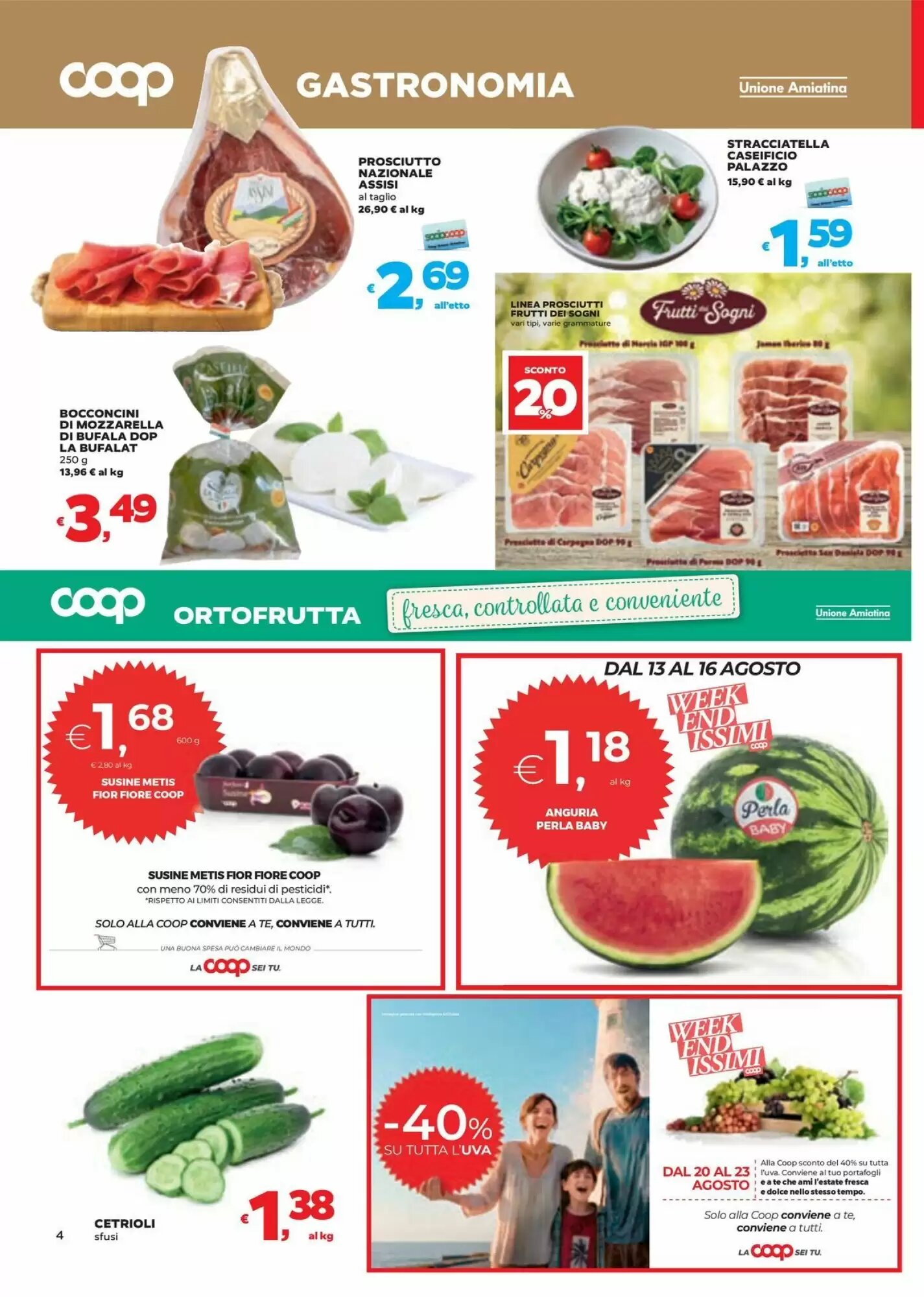 Volantino promozionale Coop  valide dal 13/08/2026 - Pagina 4.