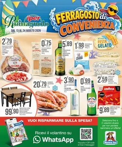 Volantino promozionale Iper Romagnolo  valide dal 13/08/2026