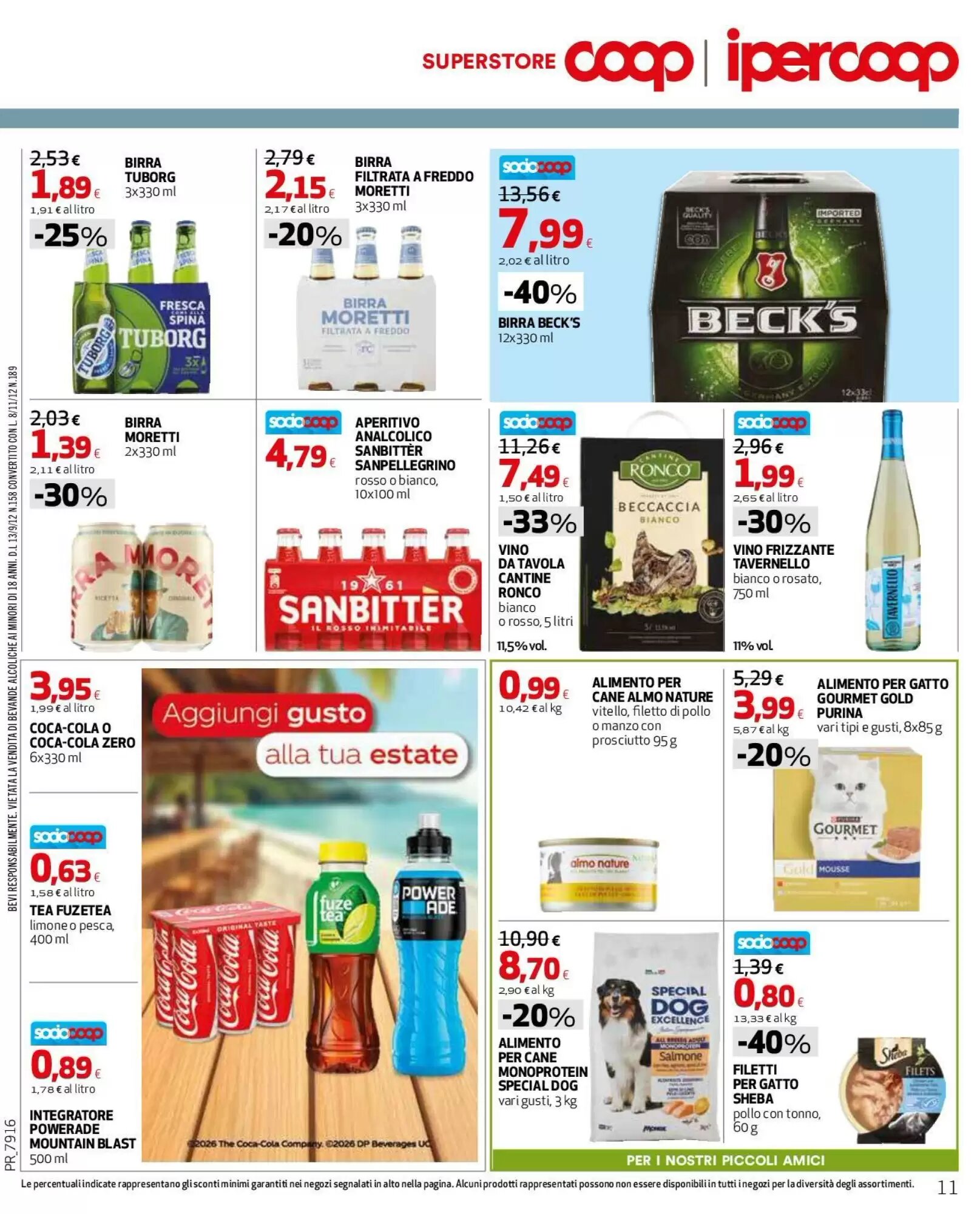 Volantino promozionale Ipercoop  valide dal 13/08/2026 - Pagina 11.