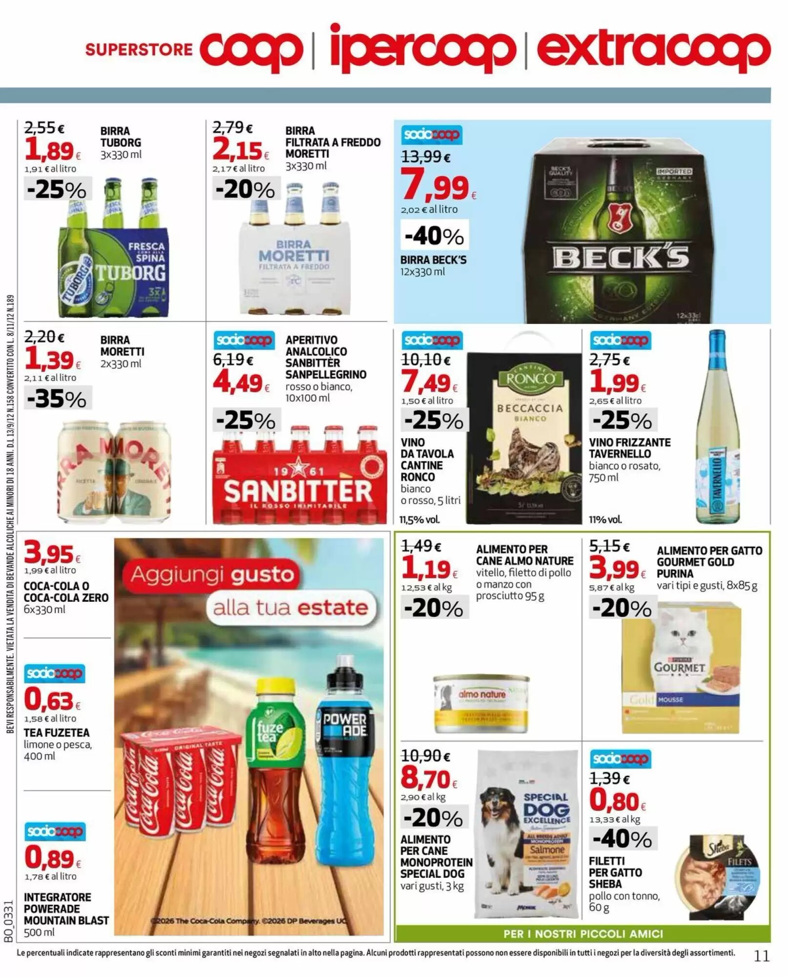 Volantino promozionale Coop  valide dal 13/08/2026 - Pagina 11.