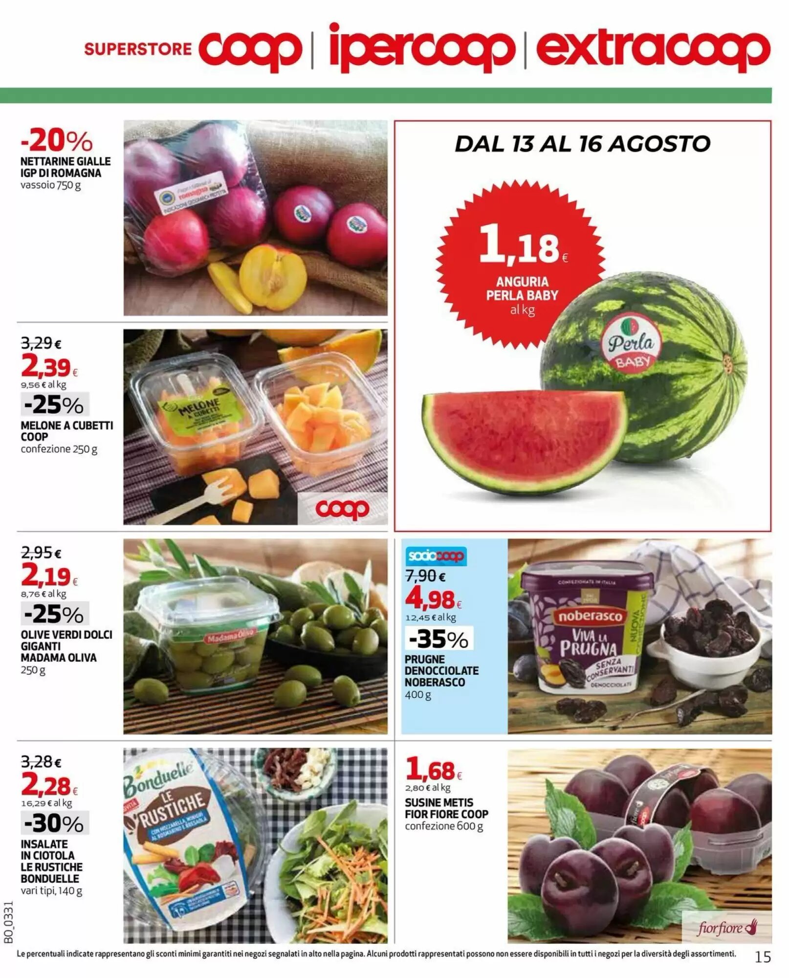 Volantino promozionale Coop  valide dal 13/08/2026 - Pagina 15.