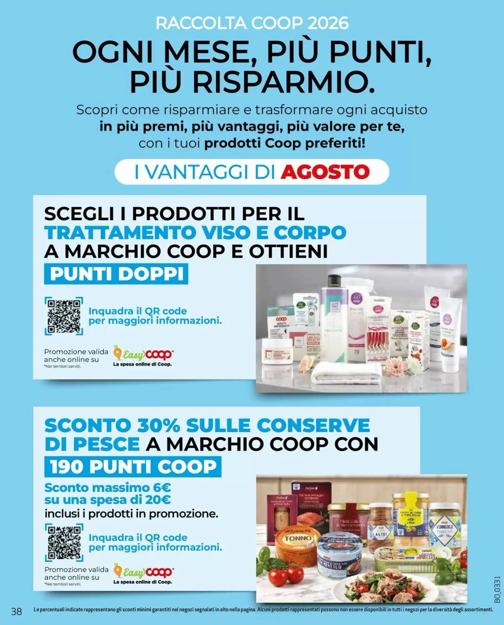 Volantino promozionale Coop  valide dal 13/08/2026 - Pagina 38.