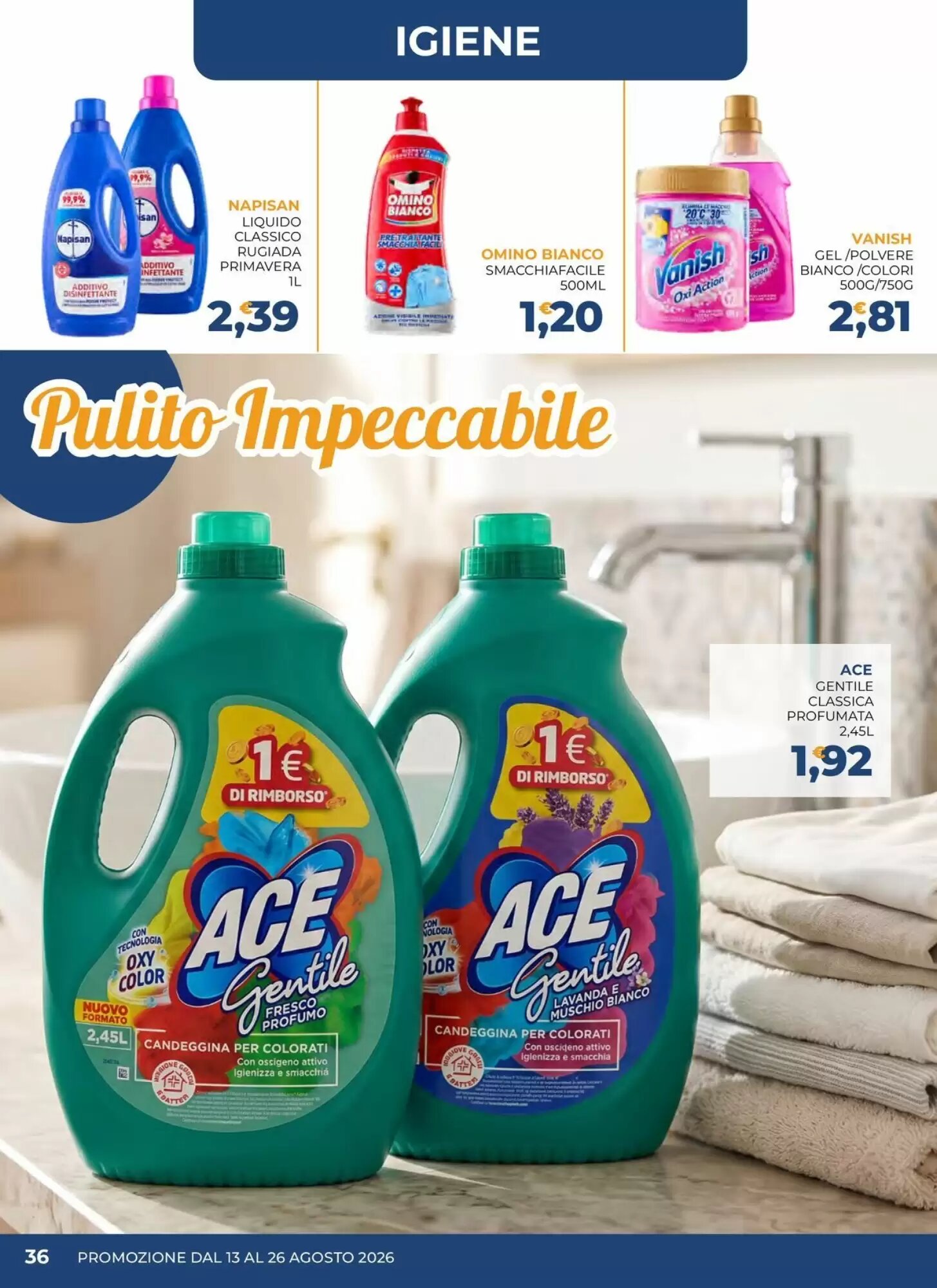 Volantino promozionale Moderna  valide dal 13/08/2026 - Pagina 36.