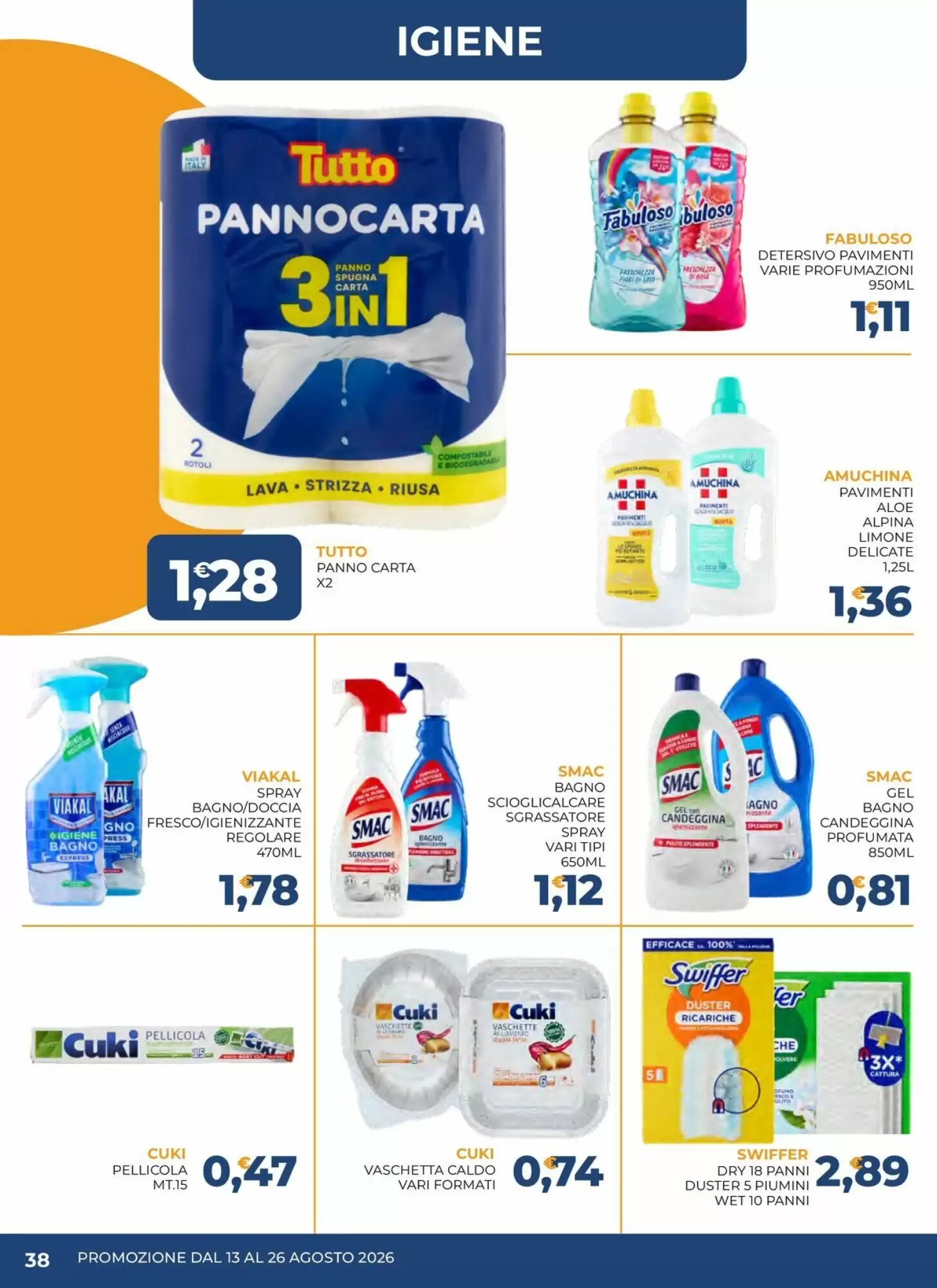 Volantino promozionale Moderna  valide dal 13/08/2026 - Pagina 38.