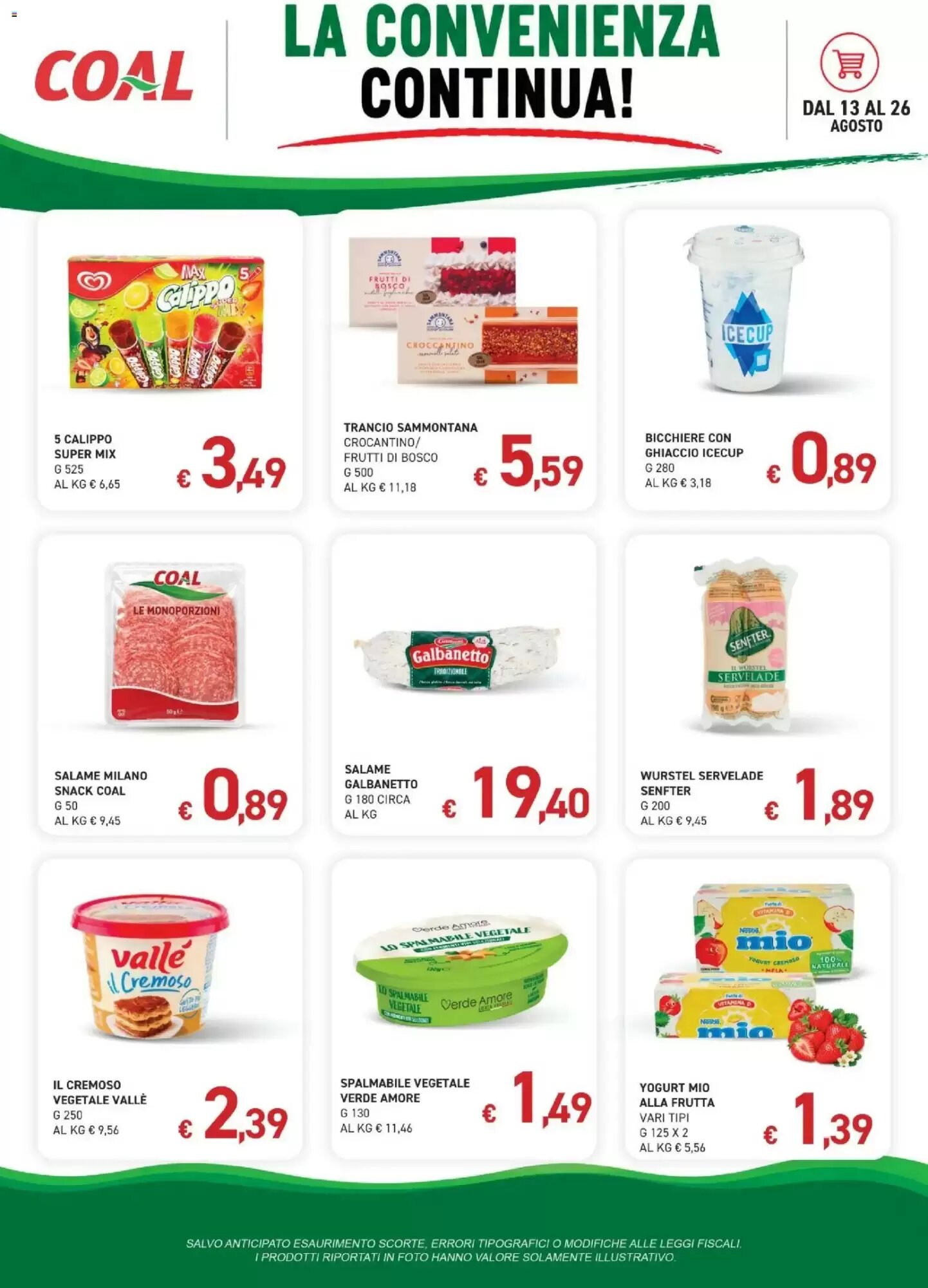 Volantino promozionale Coal  valide dal 13/08/2026 - Pagina 3.