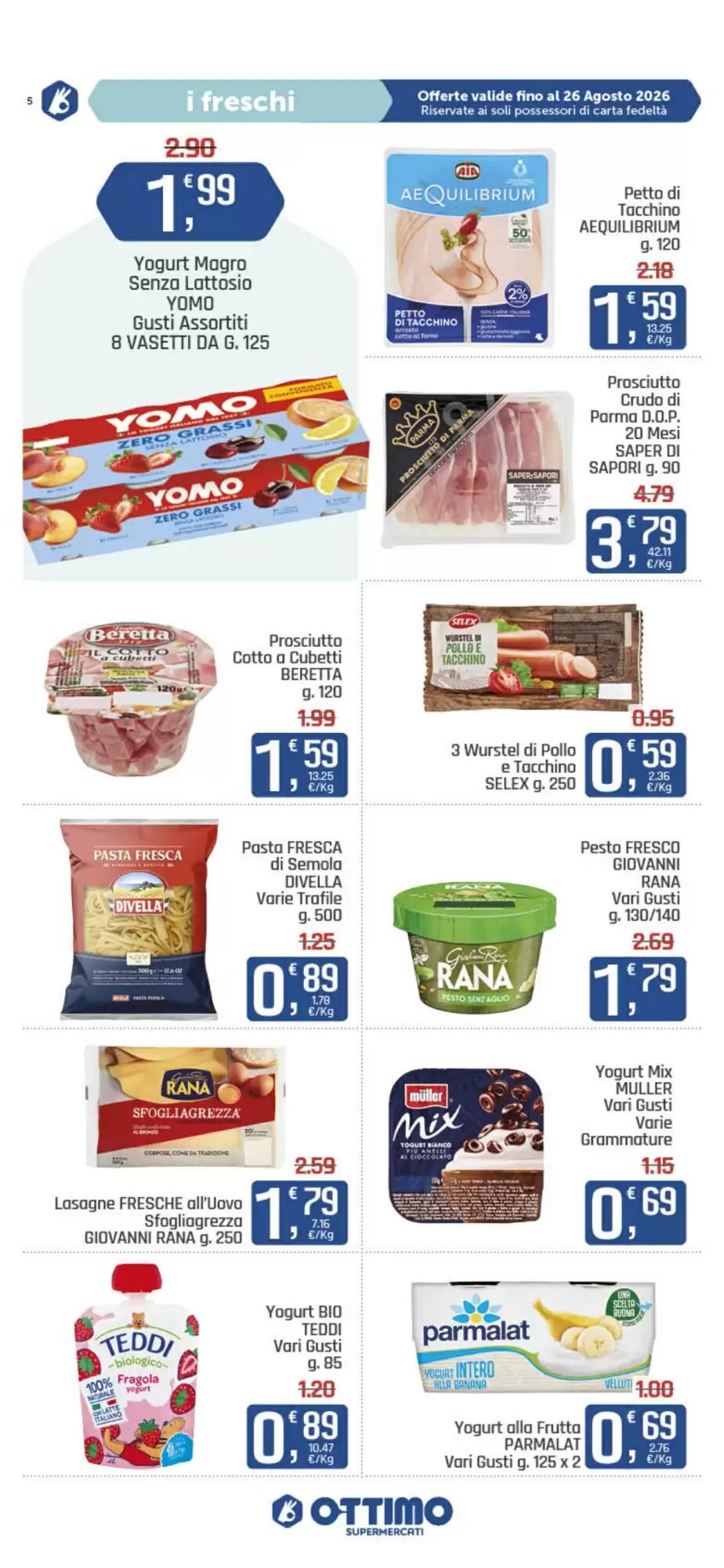 Volantino promozionale Ottimo Market  valide dal 13/08/2026 - Pagina 5.