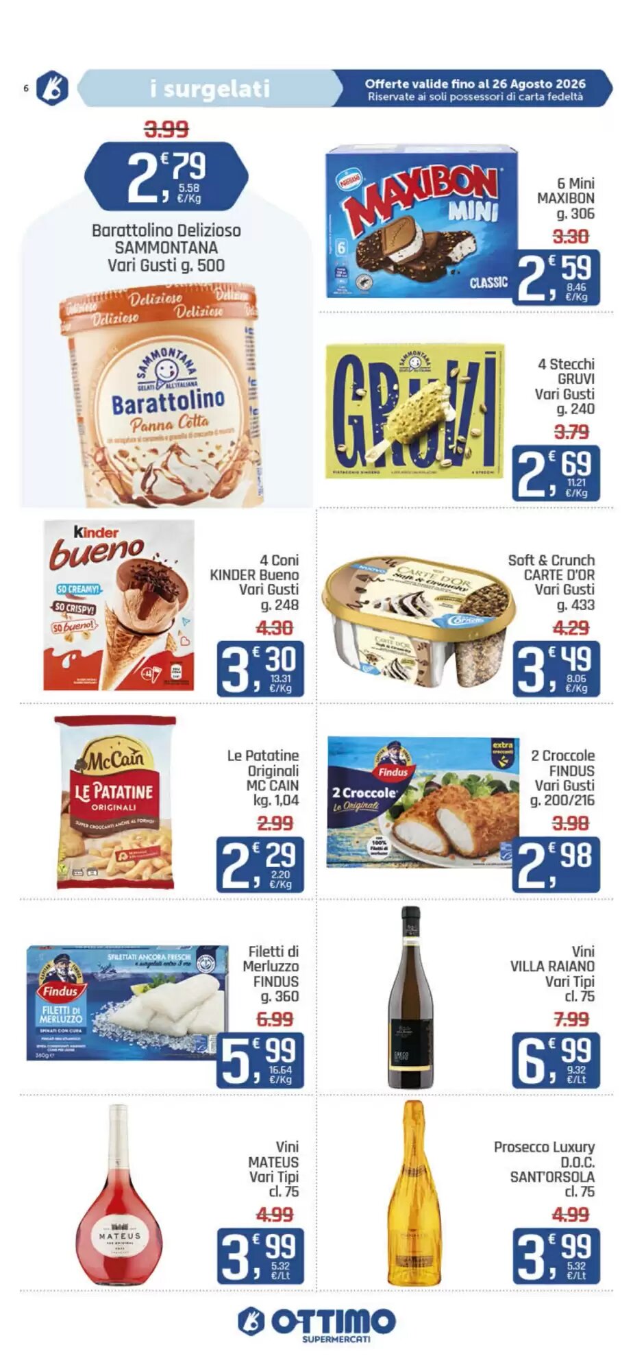 Volantino promozionale Ottimo Market  valide dal 13/08/2026 - Pagina 6.