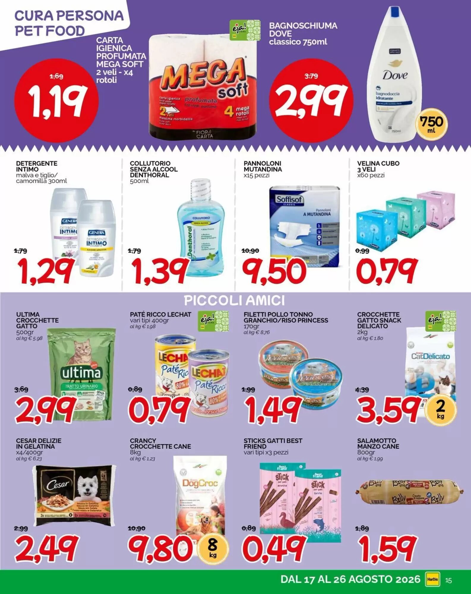Volantino promozionale Hardis  valide dal 17/08/2026 - Pagina 15.