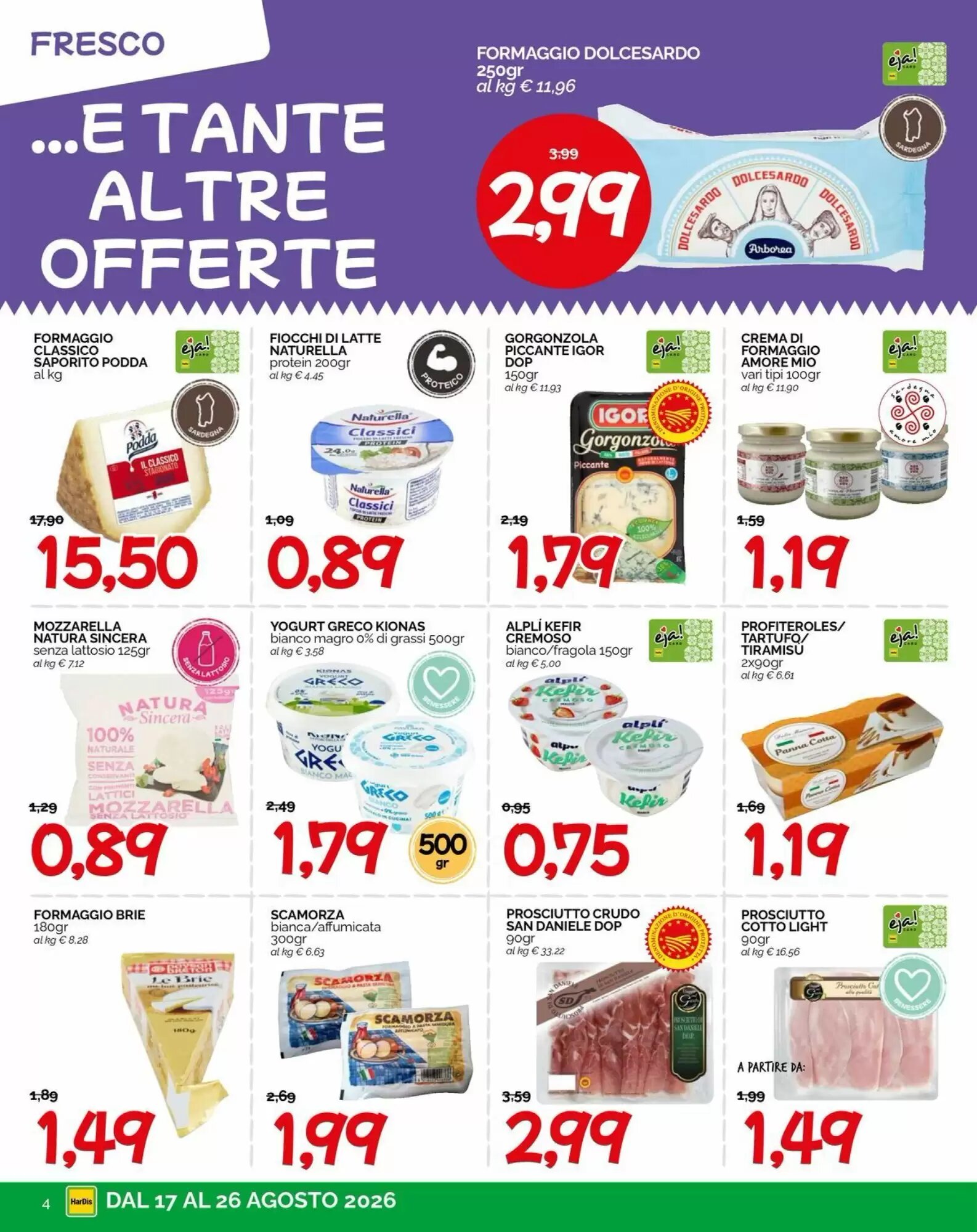 Volantino promozionale Hardis  valide dal 17/08/2026 - Pagina 4.