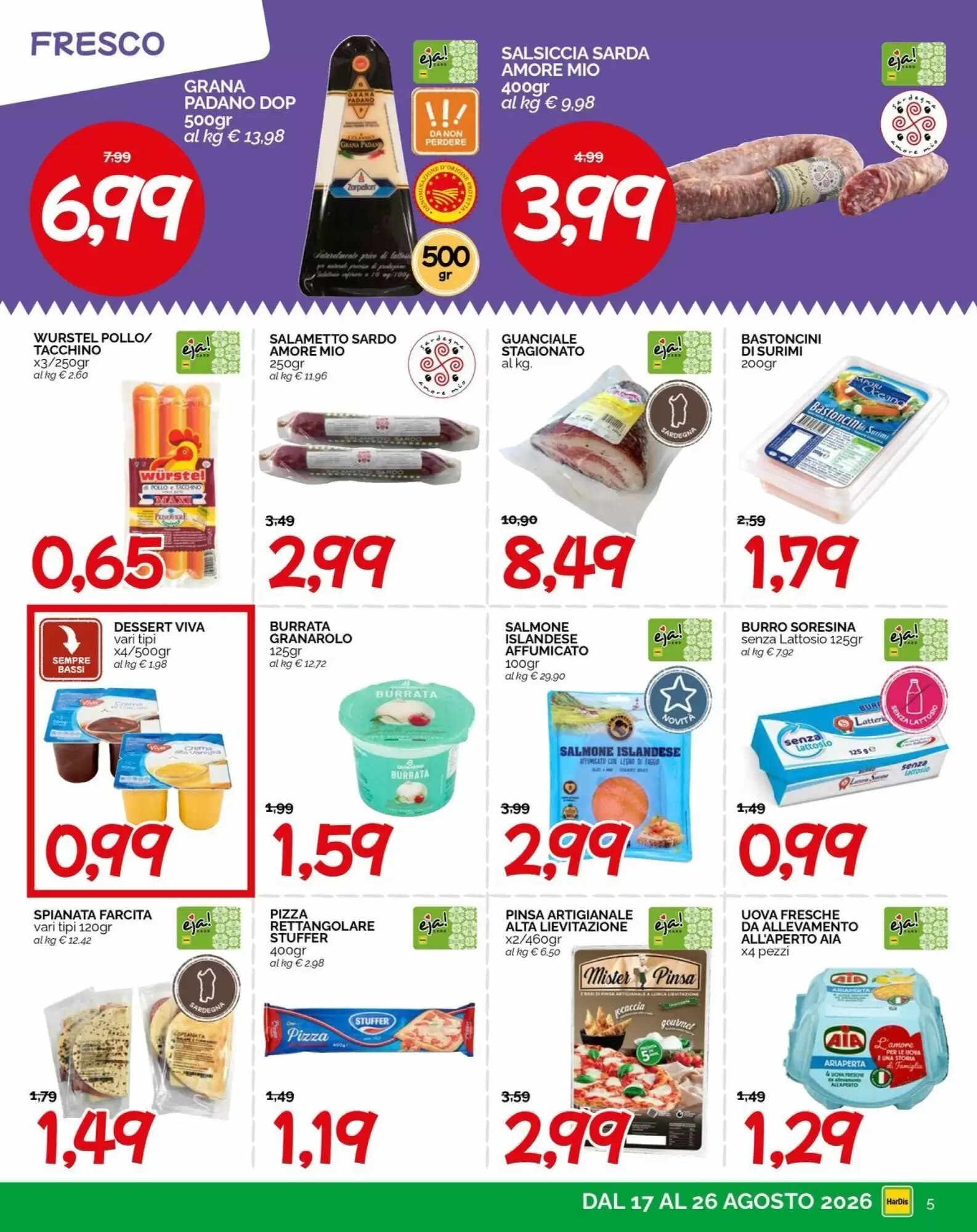 Volantino promozionale Hardis  valide dal 17/08/2026 - Pagina 5.