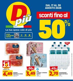 Volantino promozionale DPiù  valide dal 17/08/2026