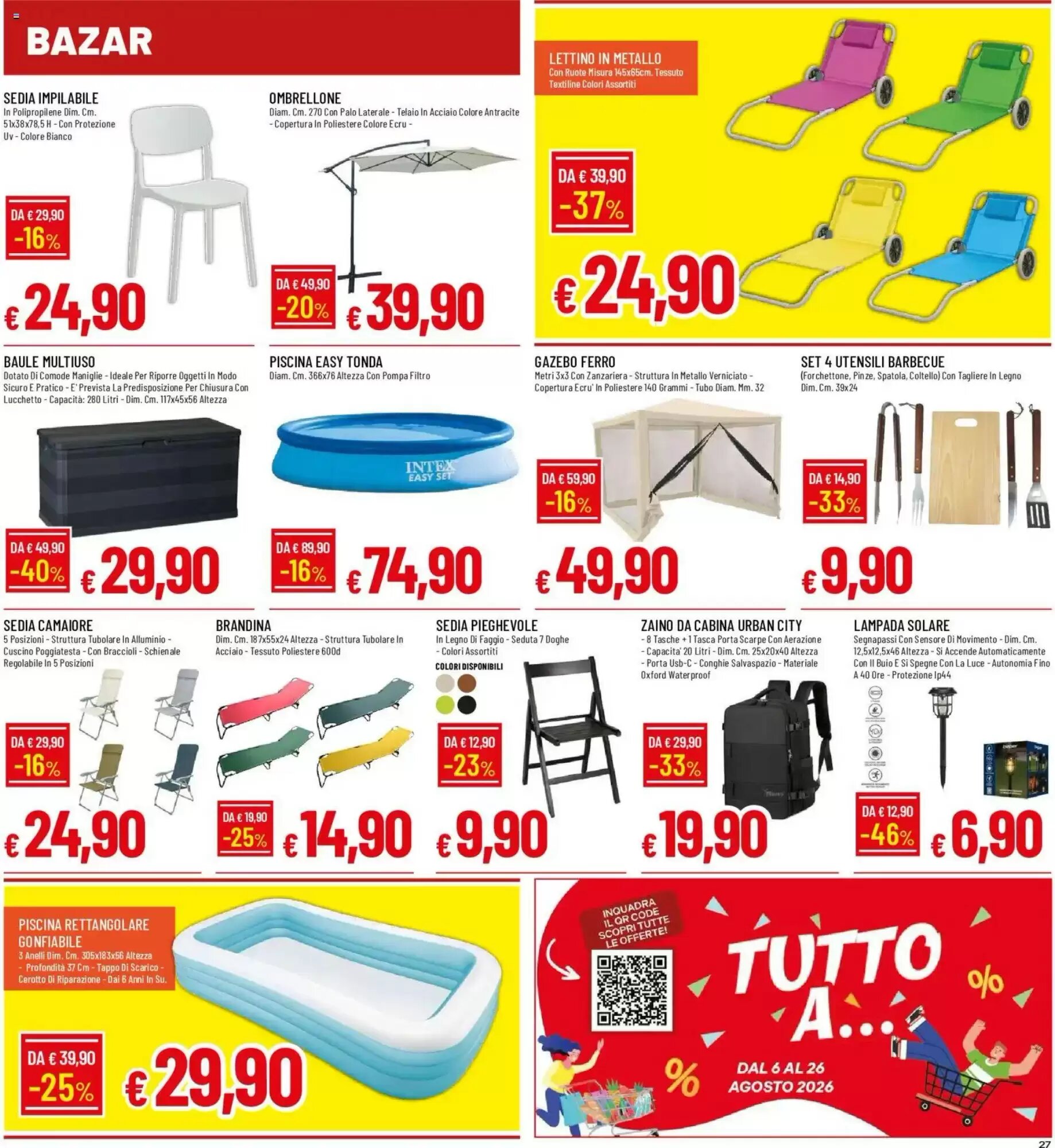 Volantino promozionale Galassia  valide dal 17/08/2026 - Pagina 27.