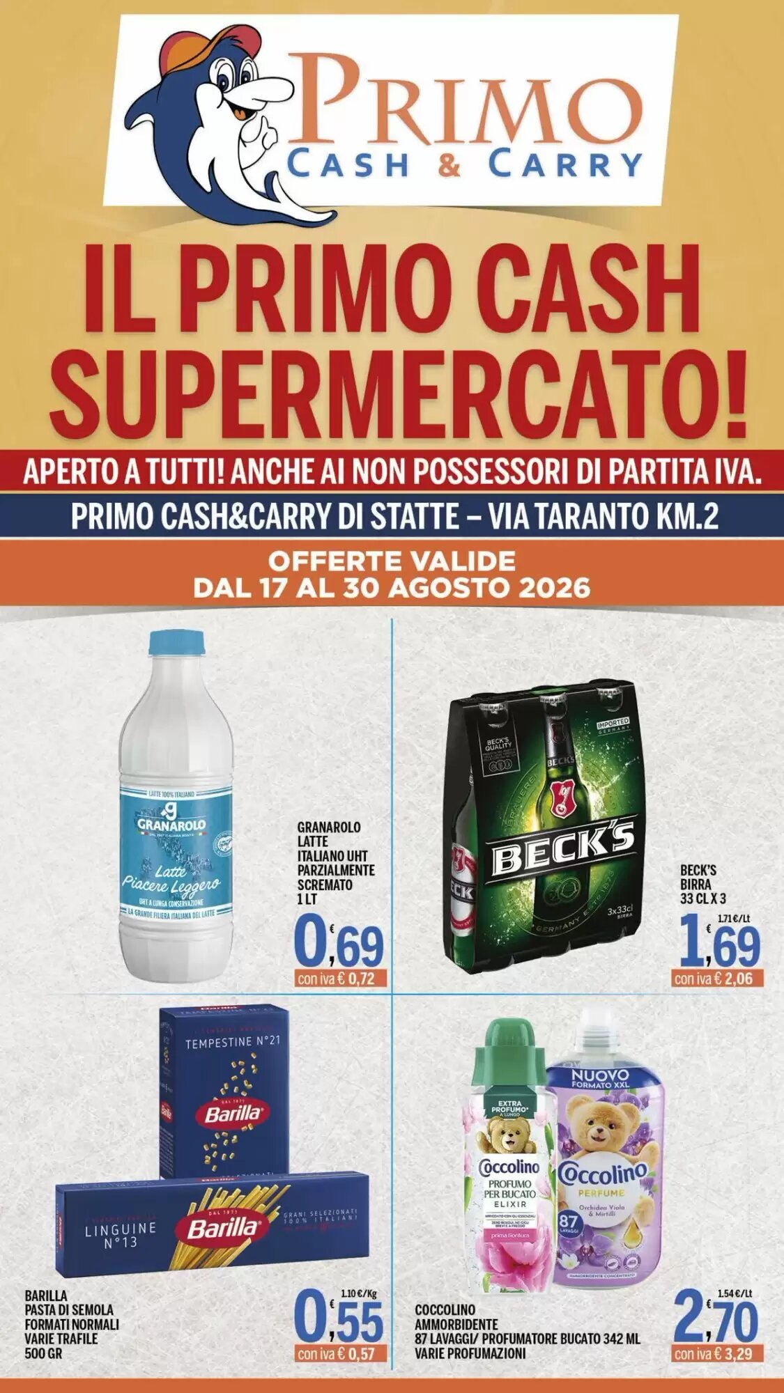Volantino promozionale Gruppo Pascar valide dal 17/08/2026 - Pagina 1.