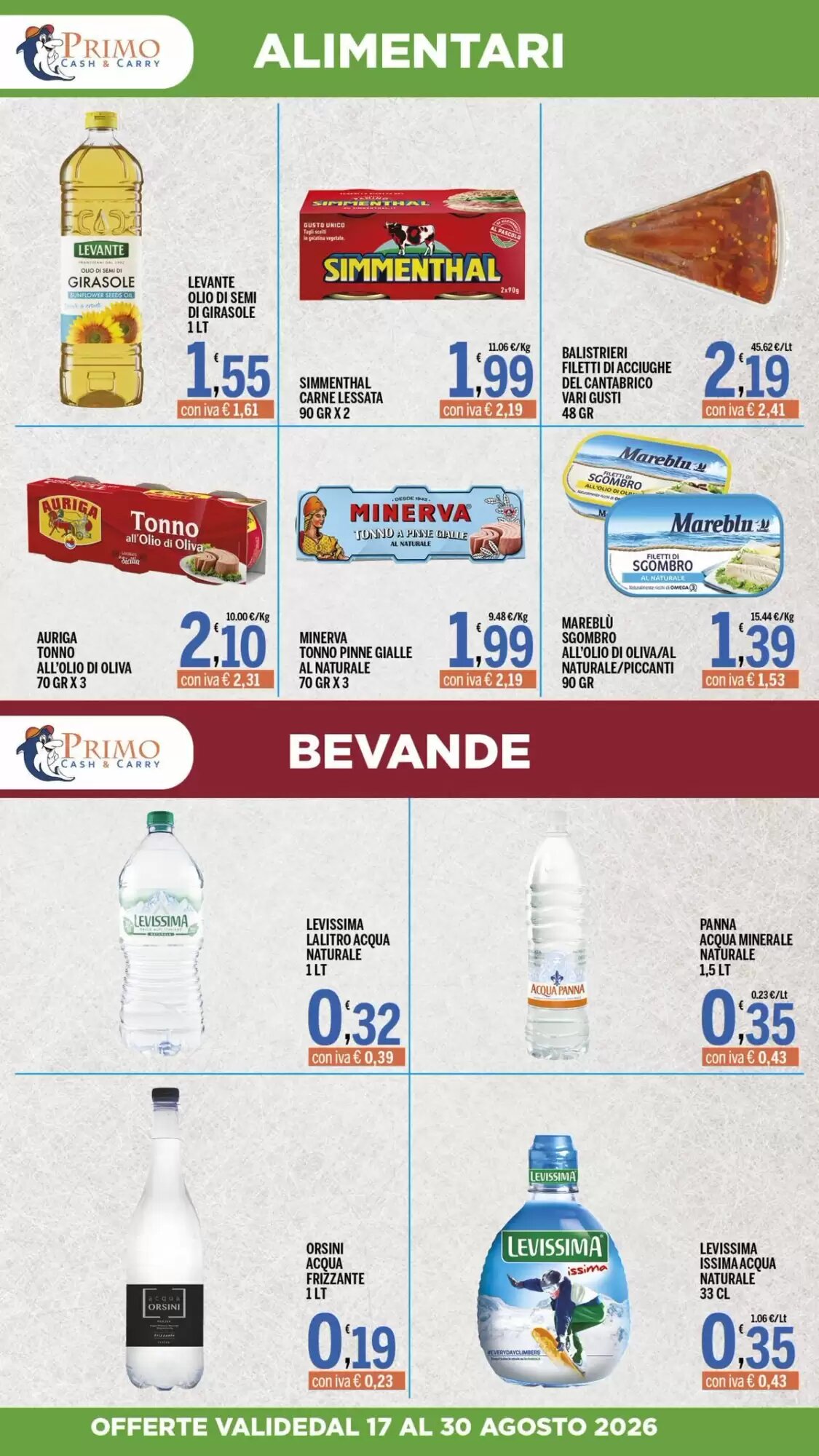 Volantino promozionale Gruppo Pascar  valide dal 17/08/2026 - Pagina 9.
