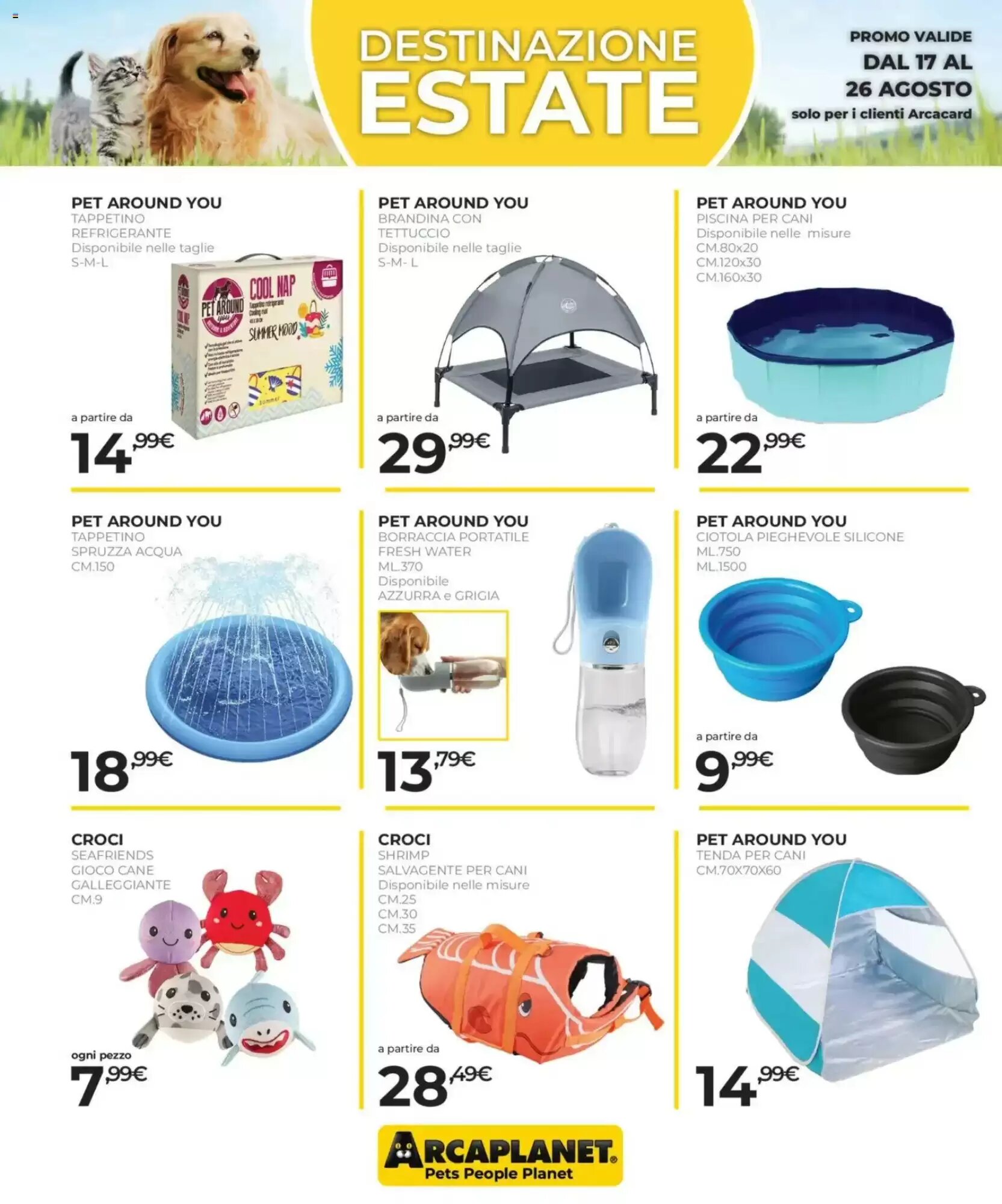 Volantino promozionale Arcaplanet  valide dal 17/08/2026 - Pagina 14.