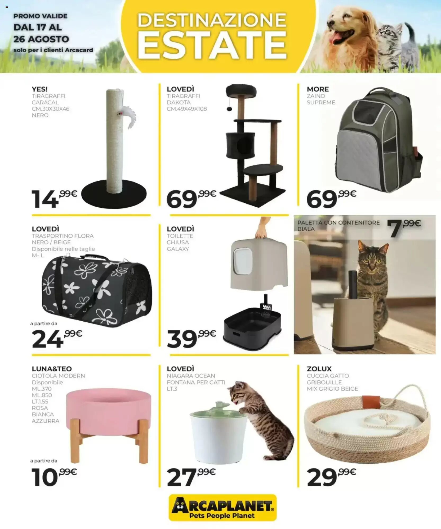 Volantino promozionale Arcaplanet  valide dal 17/08/2026 - Pagina 15.
