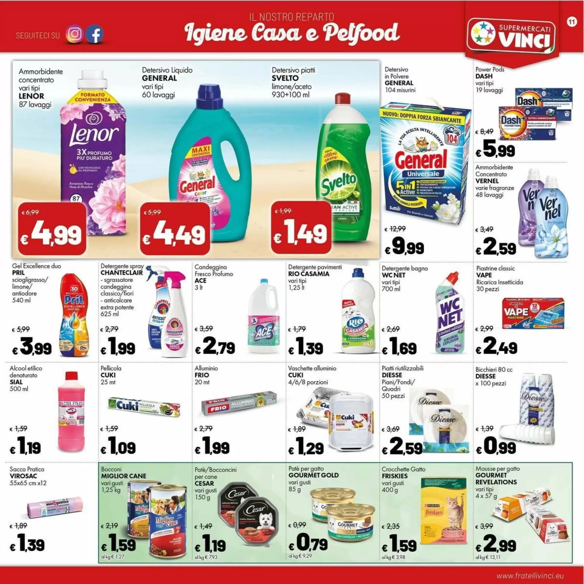 Volantino promozionale Supermercati Vinci  valide dal 17/08/2026 - Pagina 11.