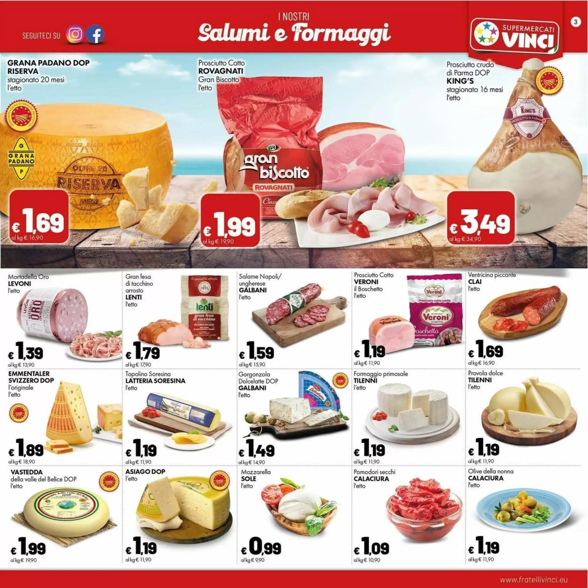 Volantino promozionale Supermercati Vinci  valide dal 17/08/2026 - Pagina 3.