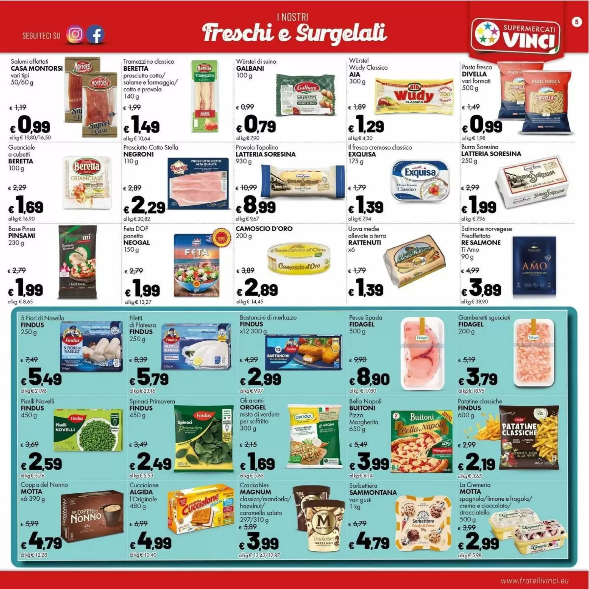 Volantino promozionale Supermercati Vinci  valide dal 17/08/2026 - Pagina 5.