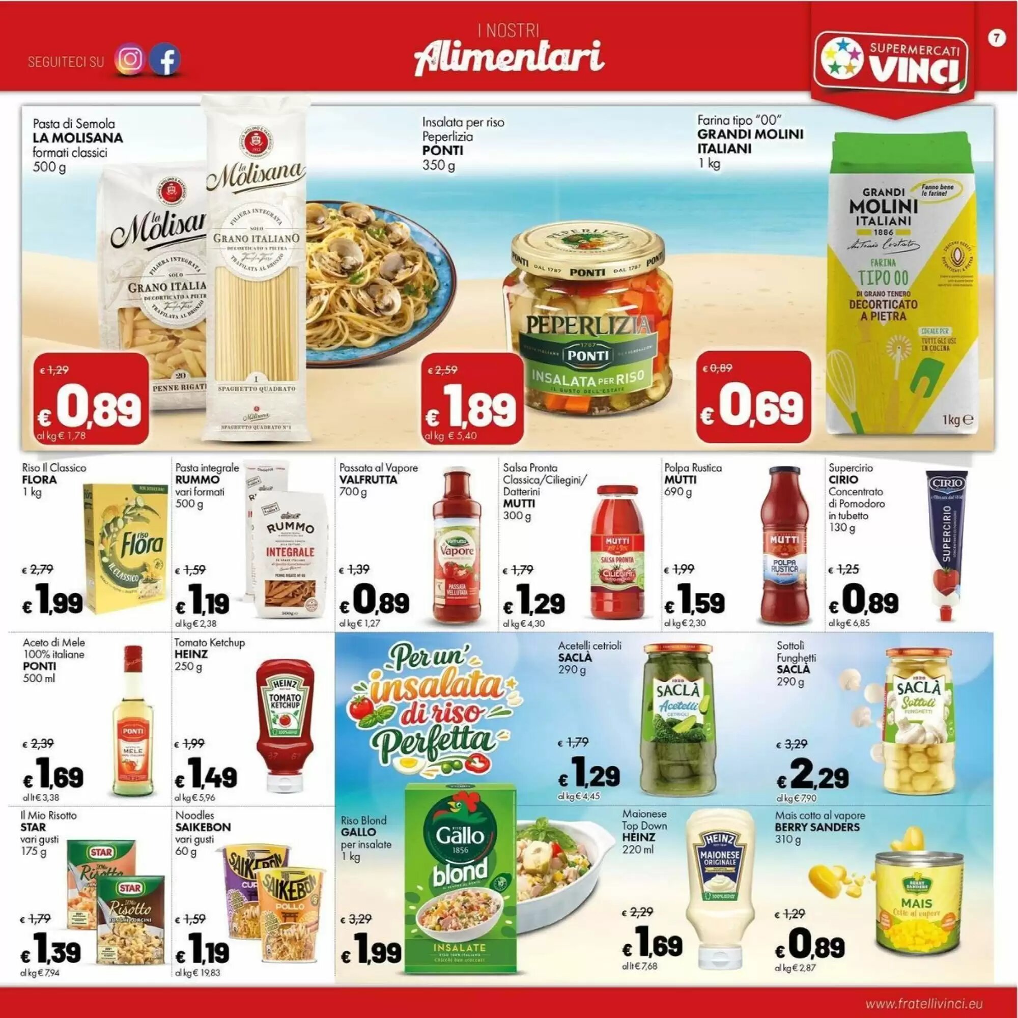 Volantino promozionale Supermercati Vinci  valide dal 17/08/2026 - Pagina 7.