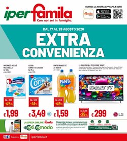 Volantino promozionale IperFamila  valide dal 17/08/2026