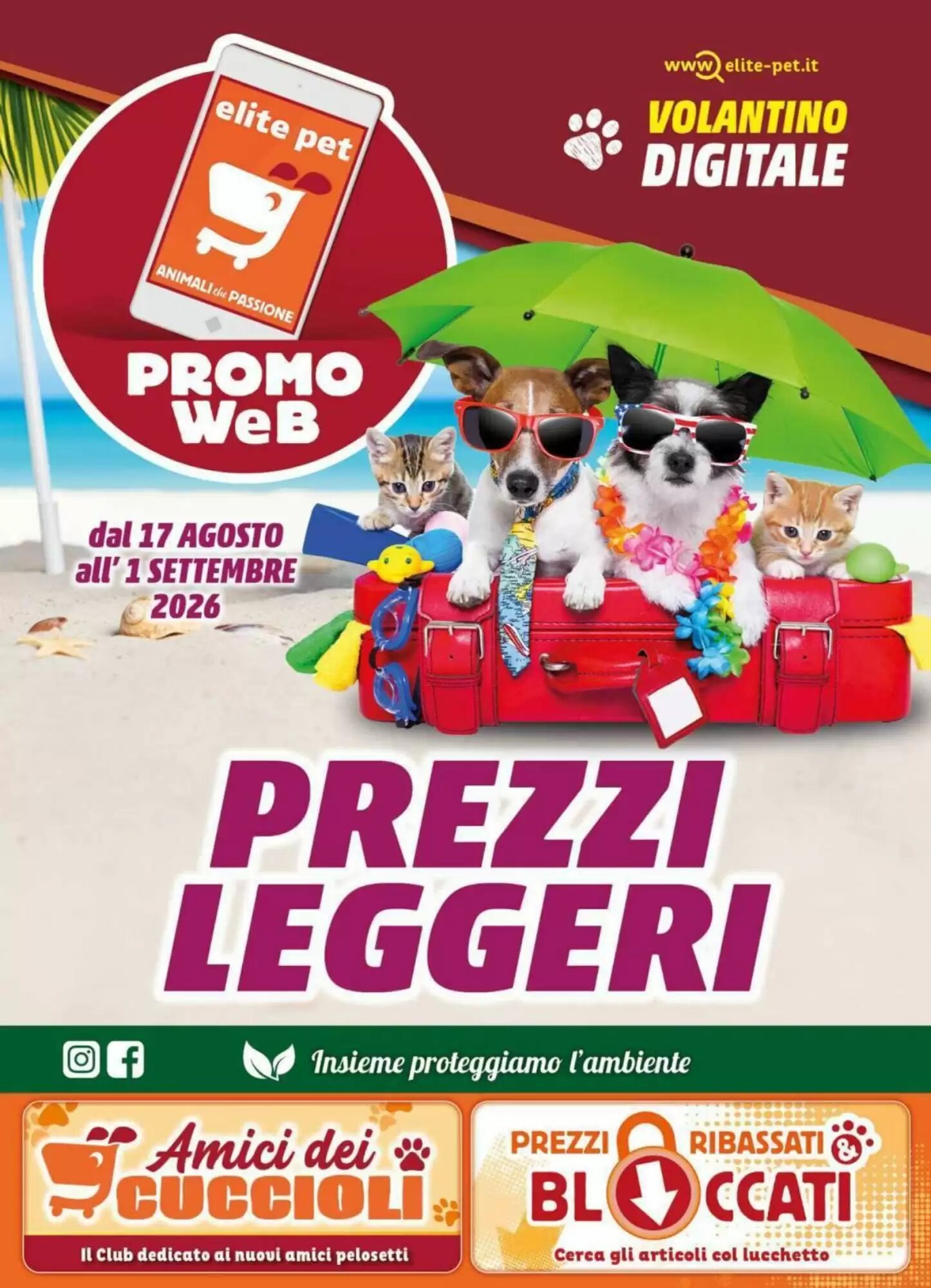 Volantino promozionale Elite Pet  valide dal 17/08/2026 - Pagina 1.