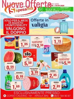 Volantino promozionale Supermercati Spesa Mia  valide dal 17/08/2026