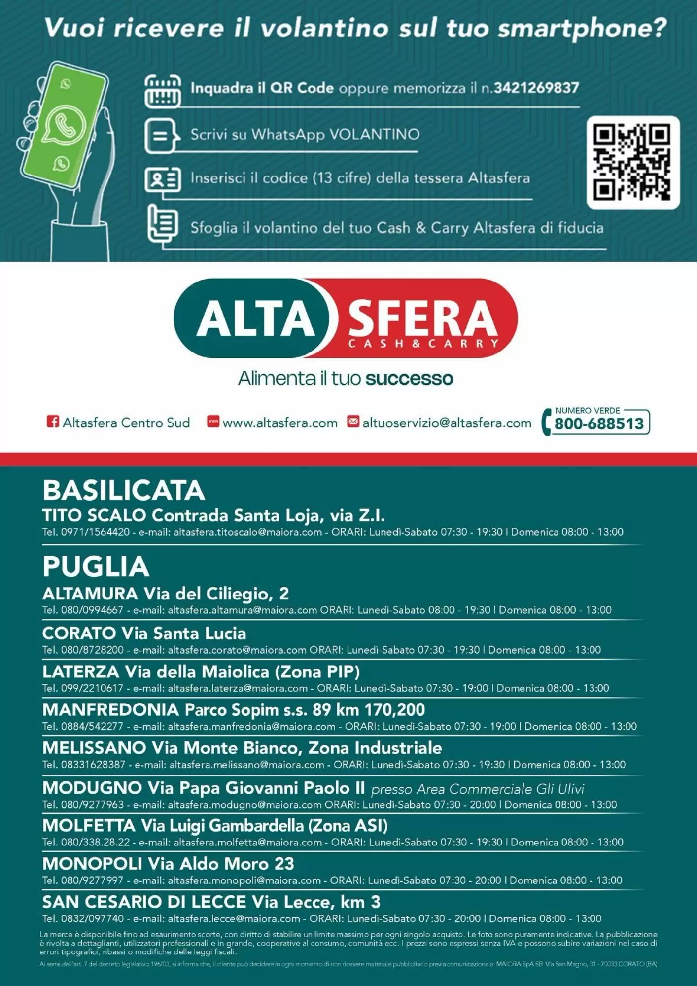 Volantino promozionale Altasfera  valide dal 17/08/2026 - Pagina 12.