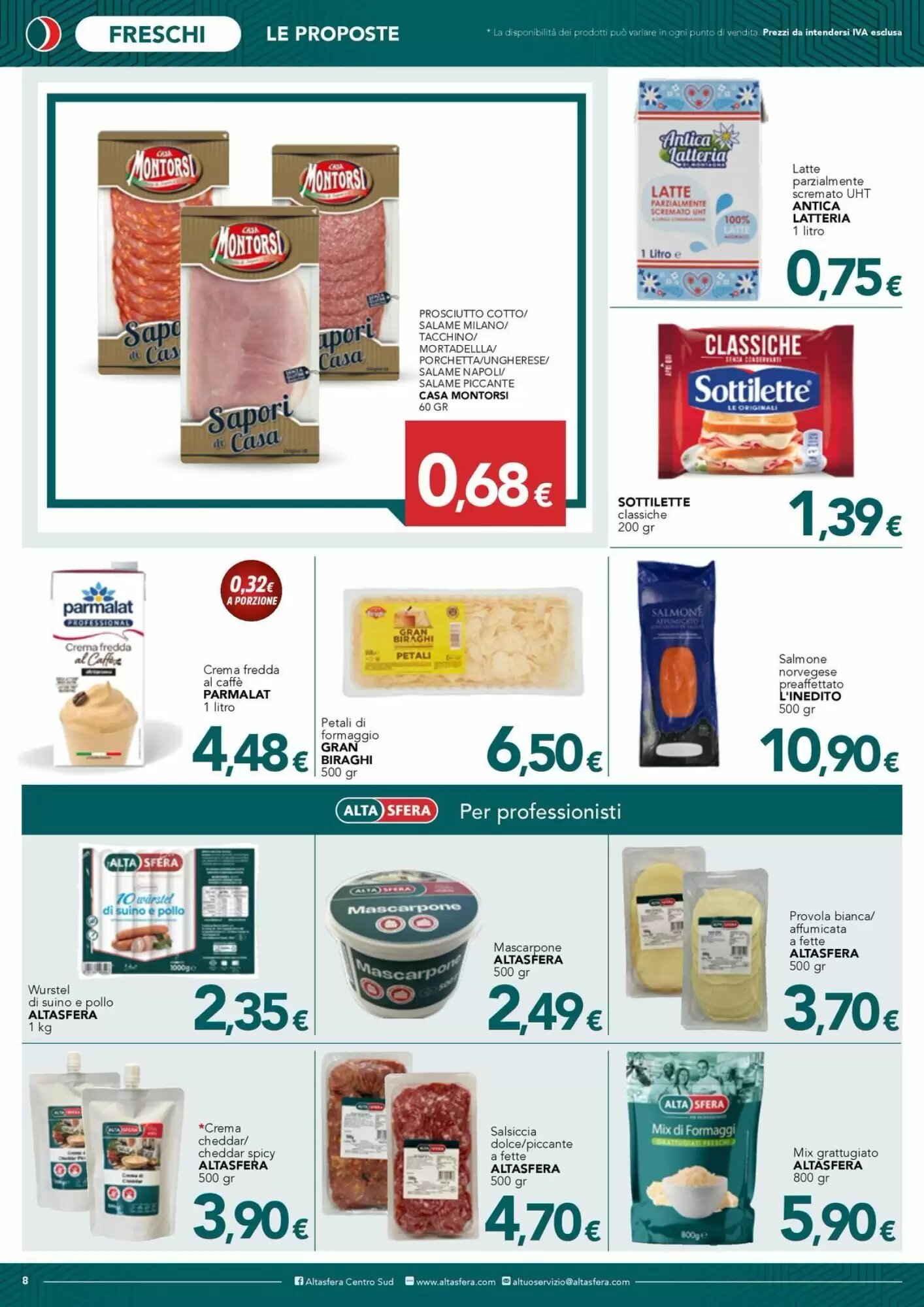Volantino promozionale Altasfera  valide dal 17/08/2026 - Pagina 8.