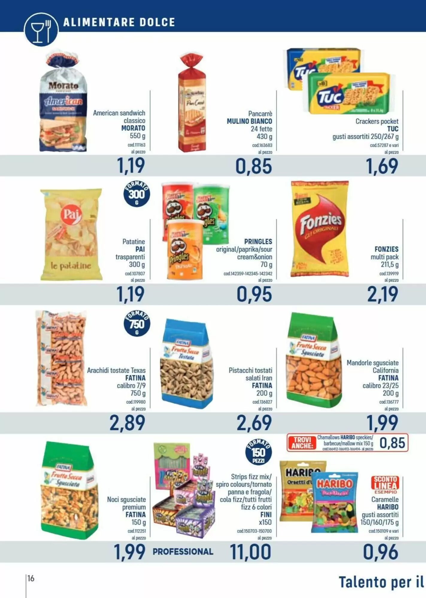 Volantino promozionale Talento Professional Store  valide dal 17/08/2026 - Pagina 16.