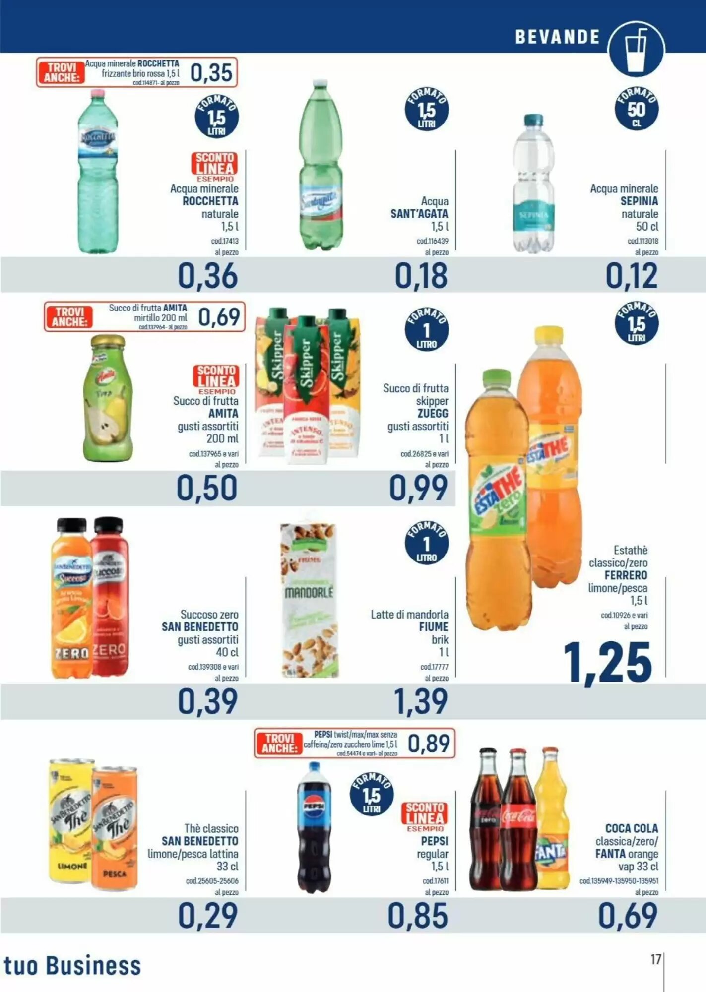 Volantino promozionale Talento Professional Store  valide dal 17/08/2026 - Pagina 17.