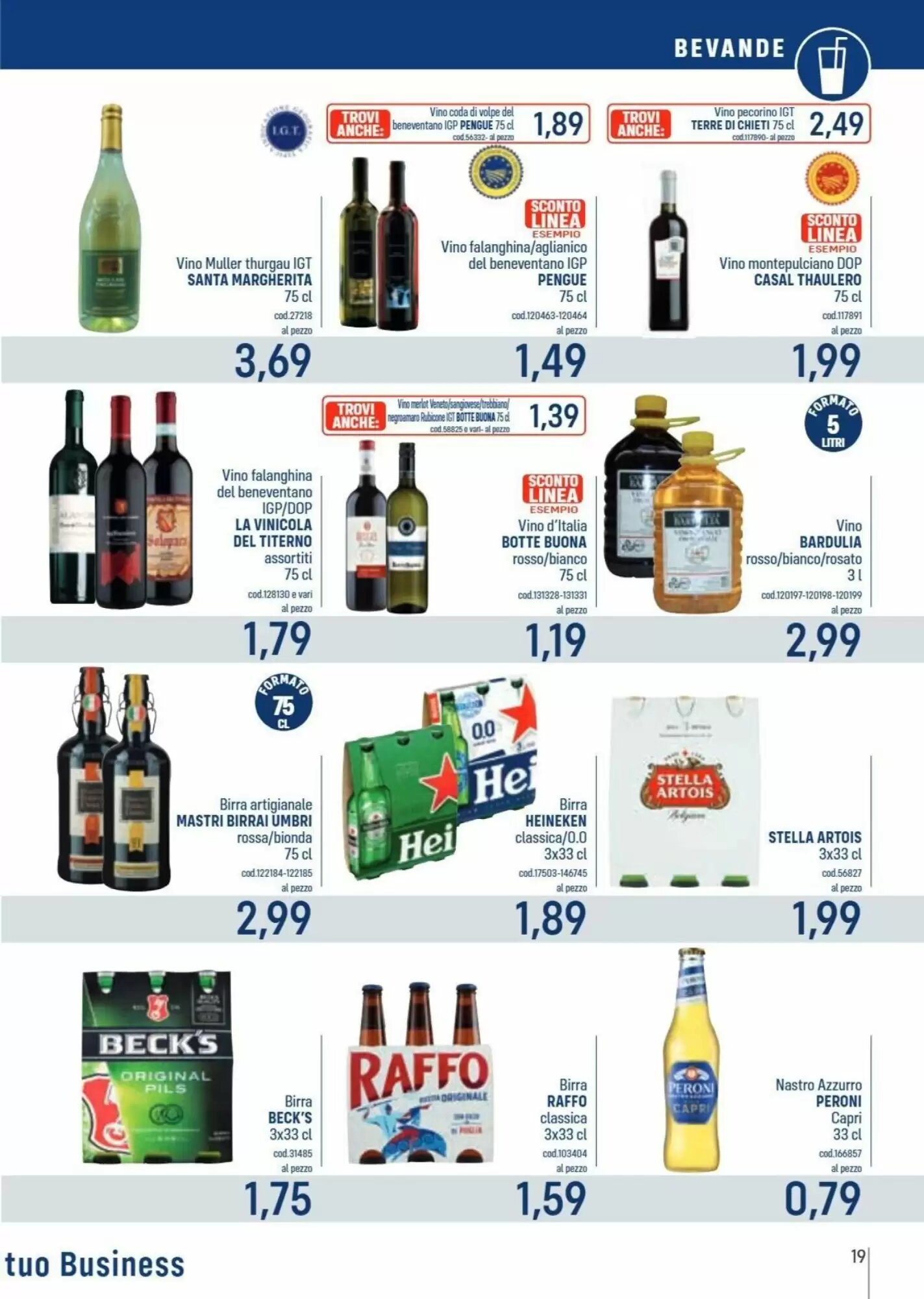 Volantino promozionale Talento Professional Store  valide dal 17/08/2026 - Pagina 19.