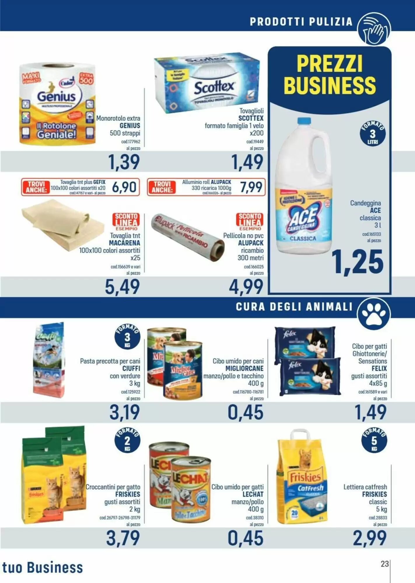 Volantino promozionale Talento Professional Store  valide dal 17/08/2026 - Pagina 23.