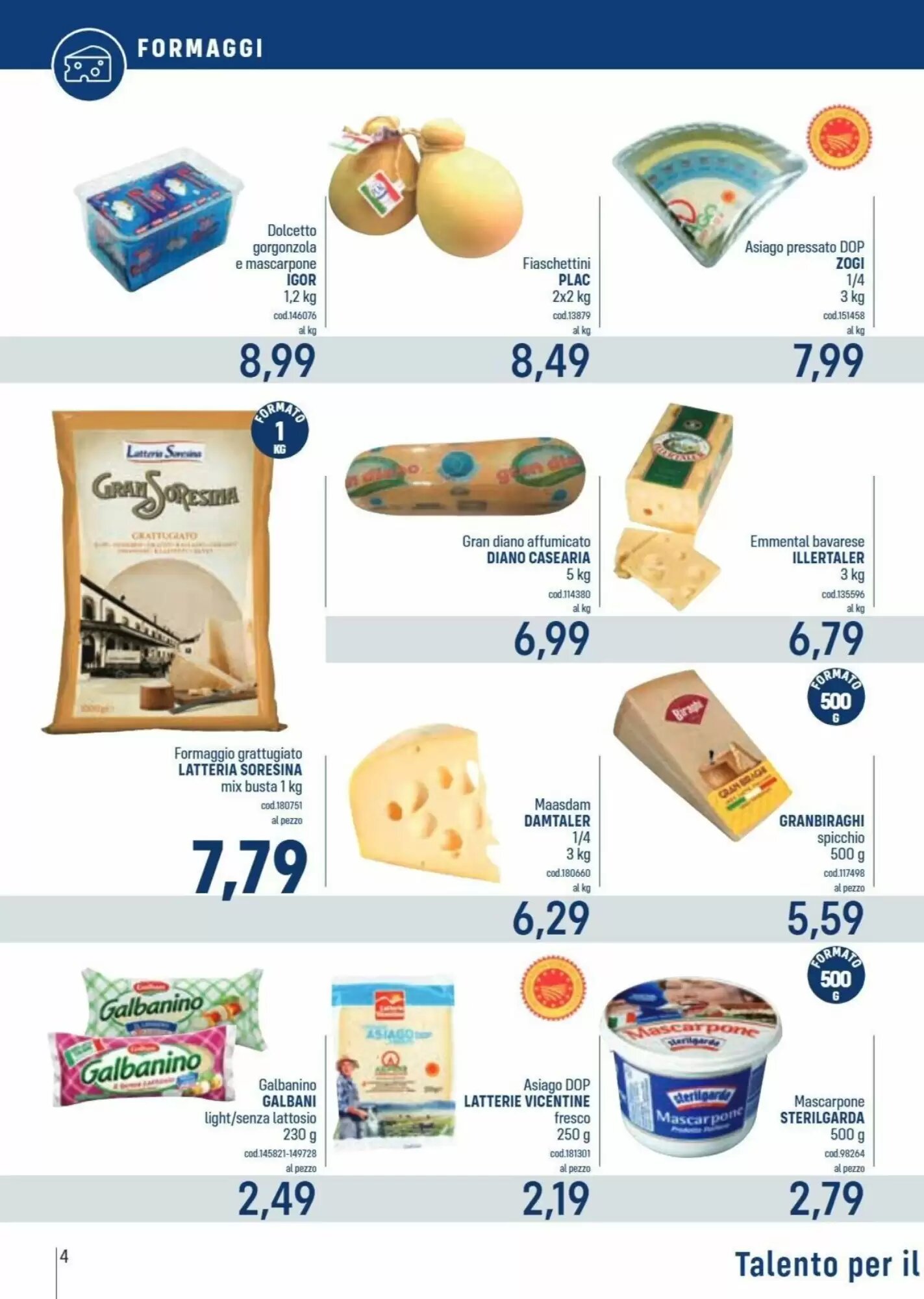 Volantino promozionale Talento Professional Store  valide dal 17/08/2026 - Pagina 4.