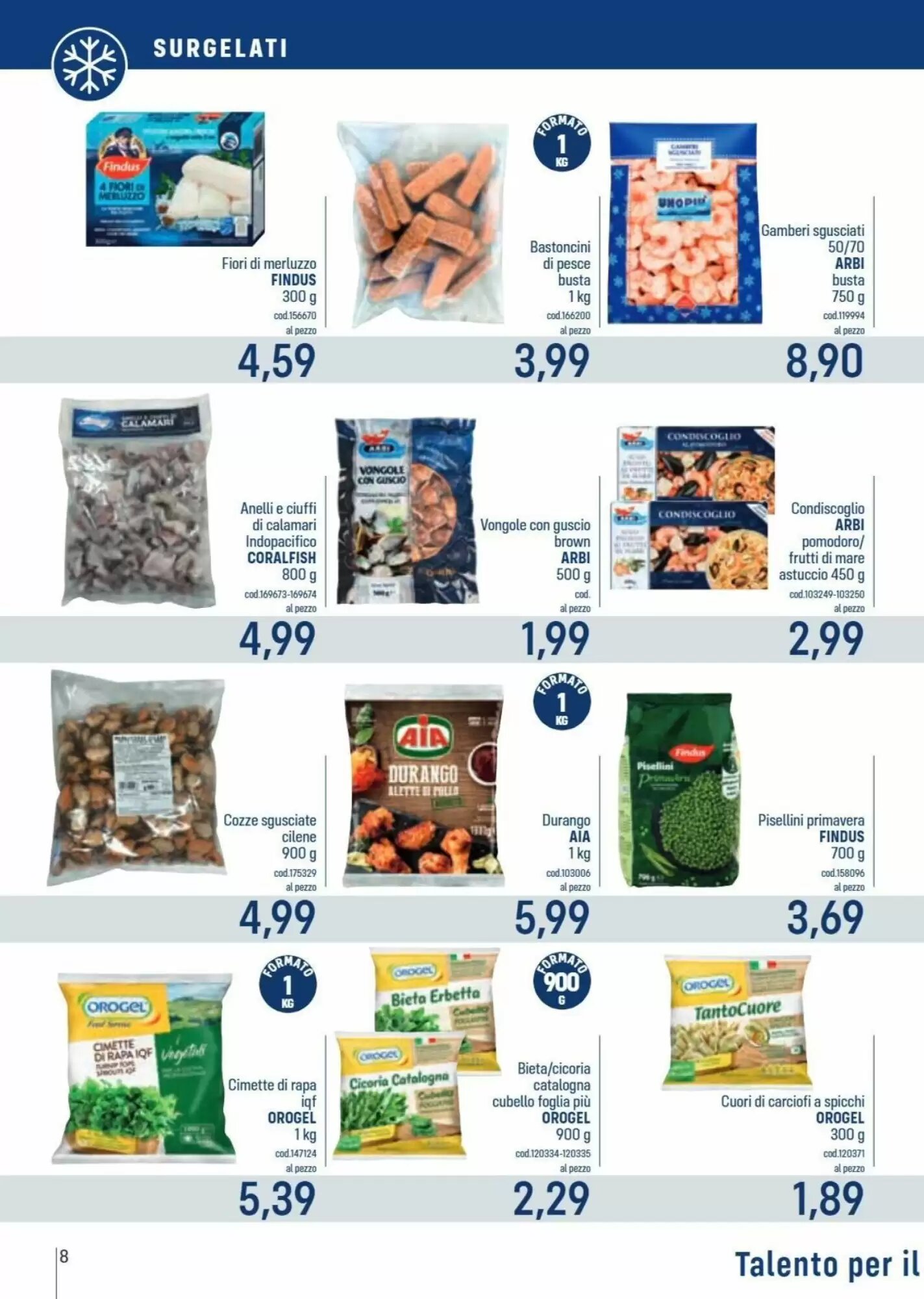 Volantino promozionale Talento Professional Store  valide dal 17/08/2026 - Pagina 8.