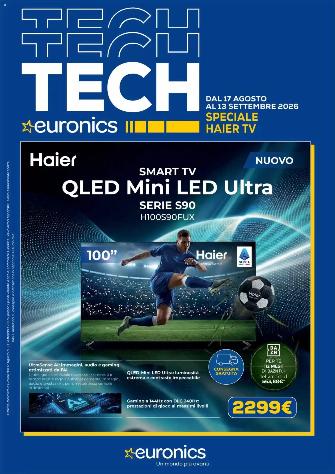 Volantino promozionale Euronics  valide dal 17/08/2026 - Pagina 1.