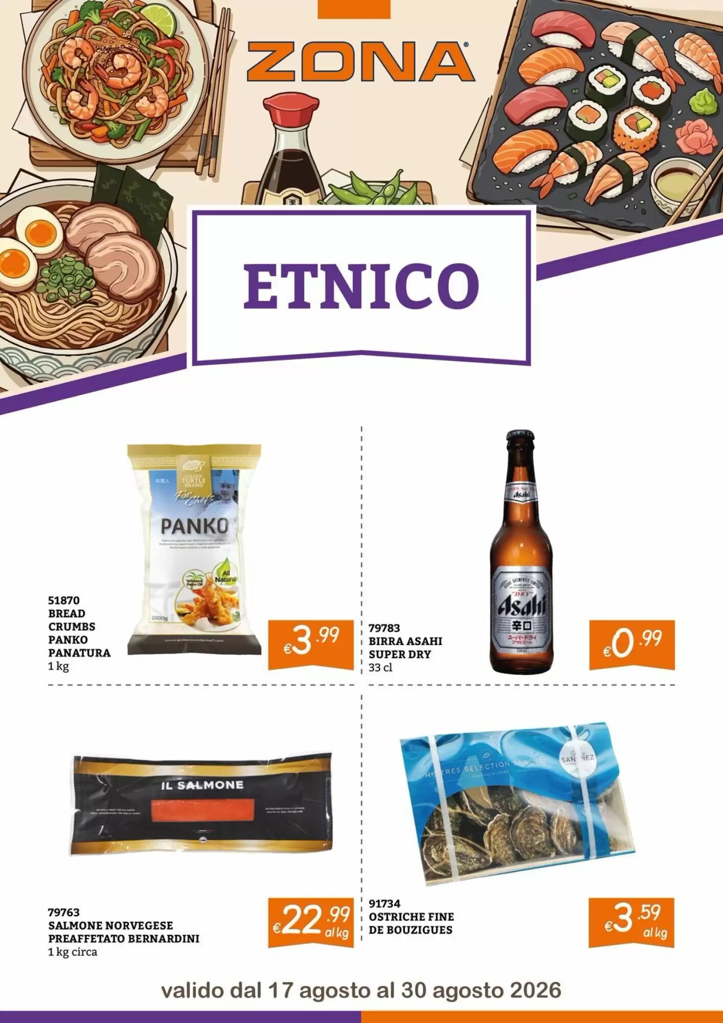 Volantino promozionale Zona valide dal 17/08/2026 - Pagina 1.